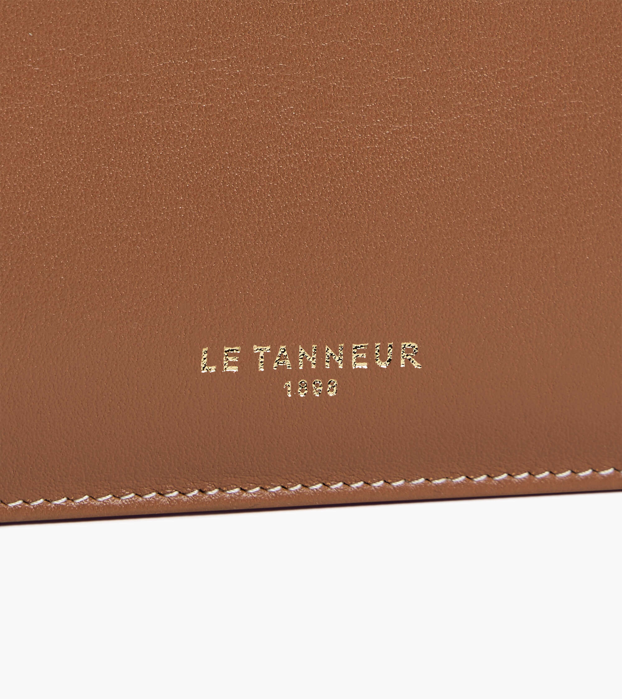 Albertine zipped card holder in smooth leather