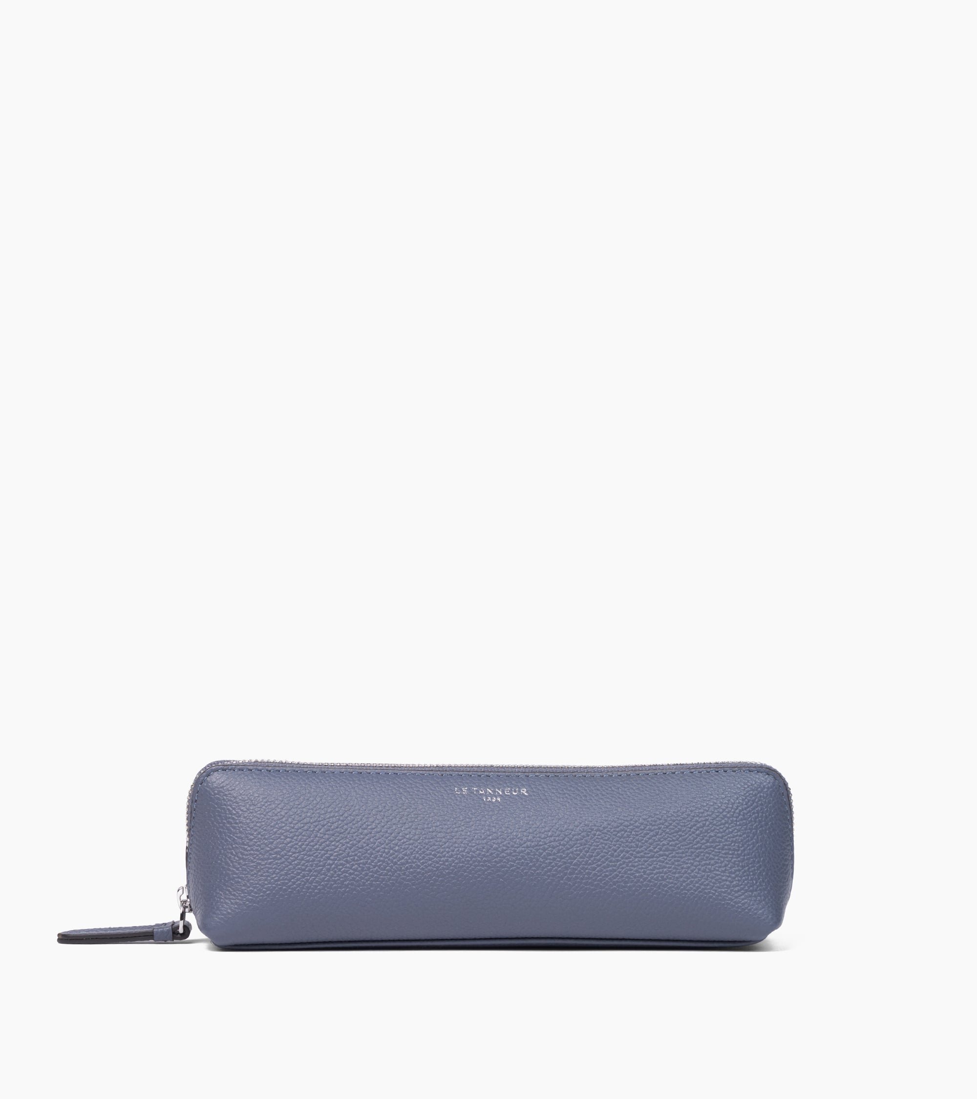Trousse à stylos en cuir grainé