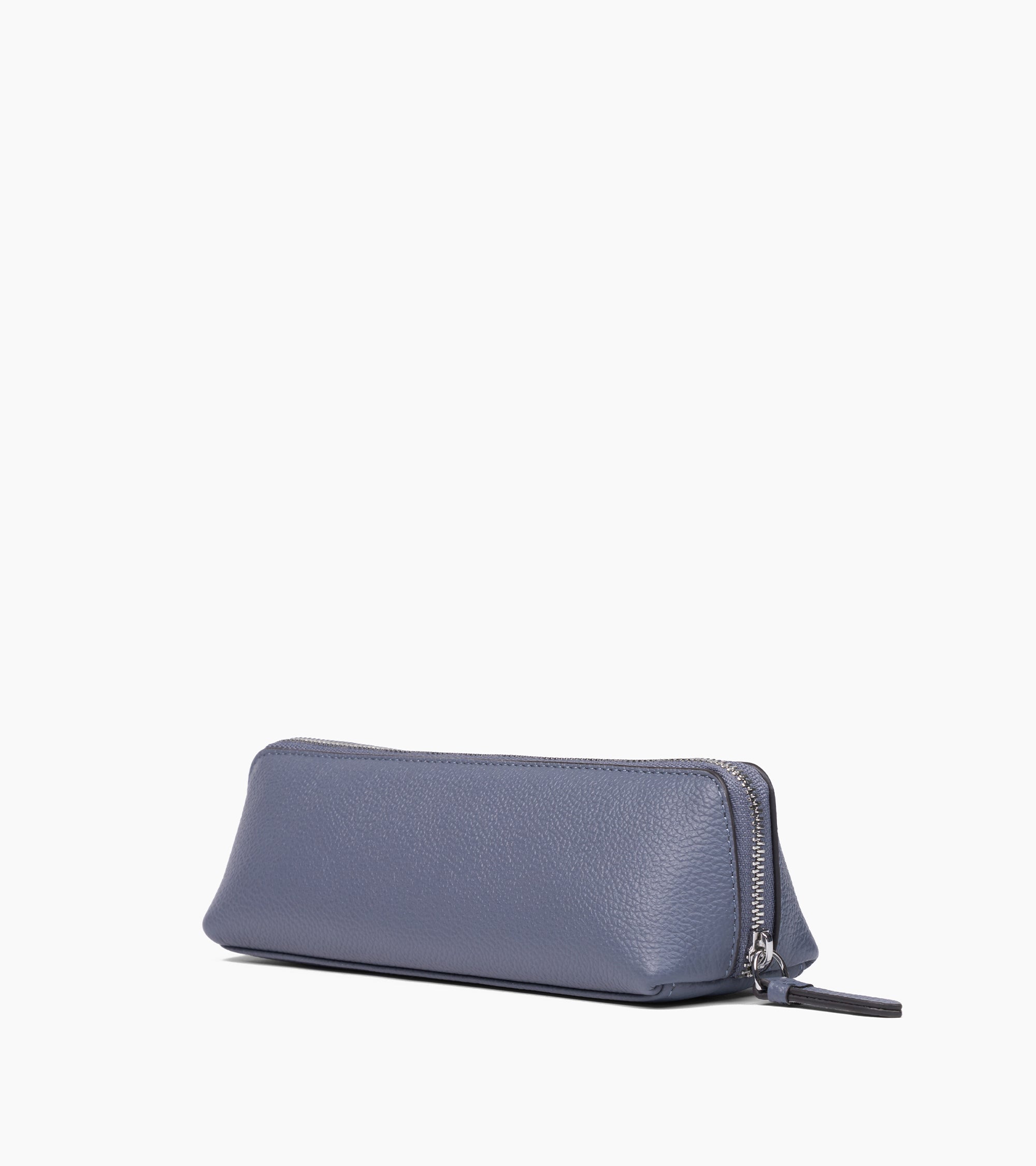 Pen case in grained leather