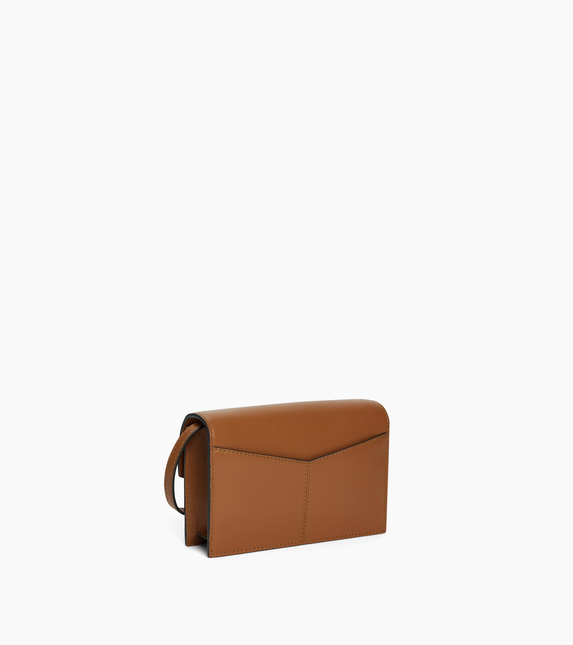 Paulette crossbody clutch in smooth leather