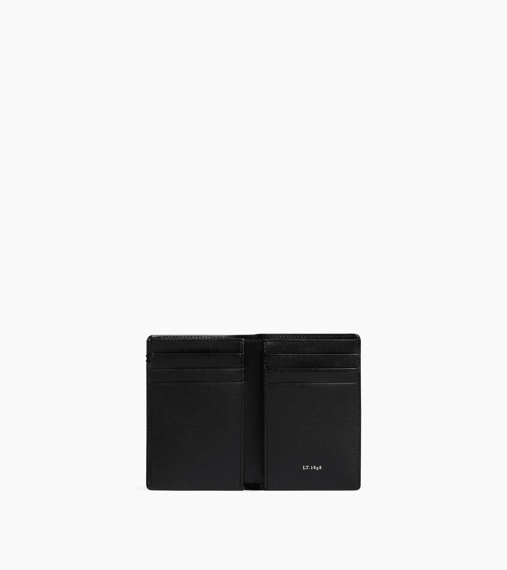 Lucien small card holder signature T leather