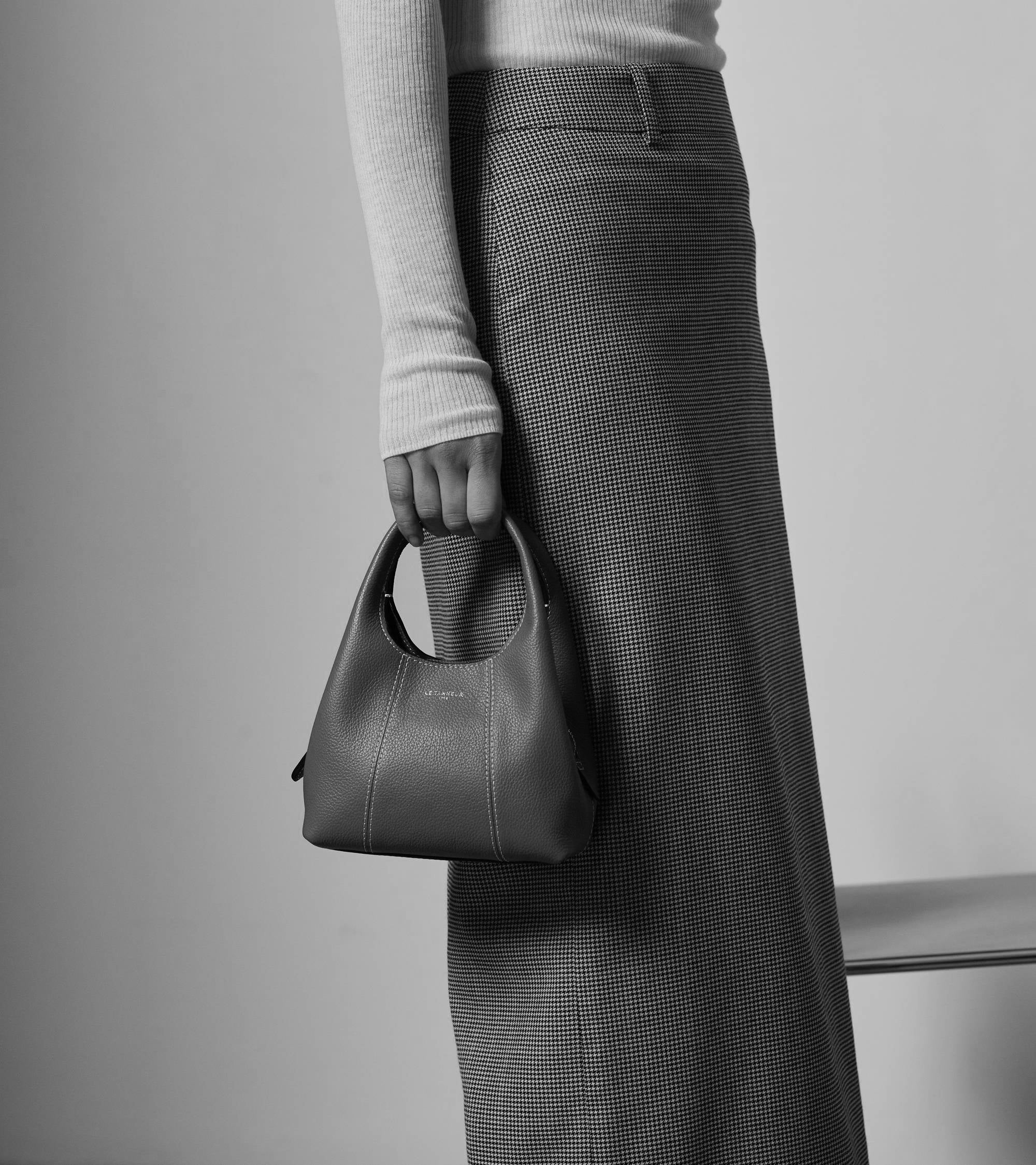 Minibolso Juliette de piel texturizada