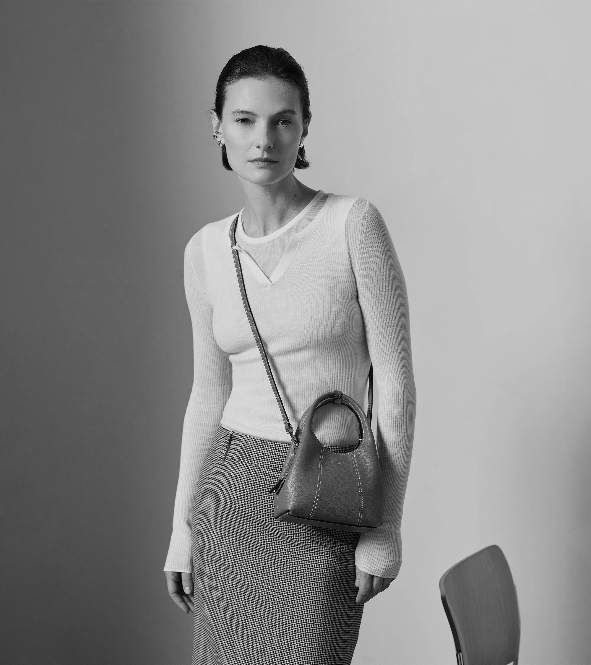 Minibolso Juliette de piel texturizada