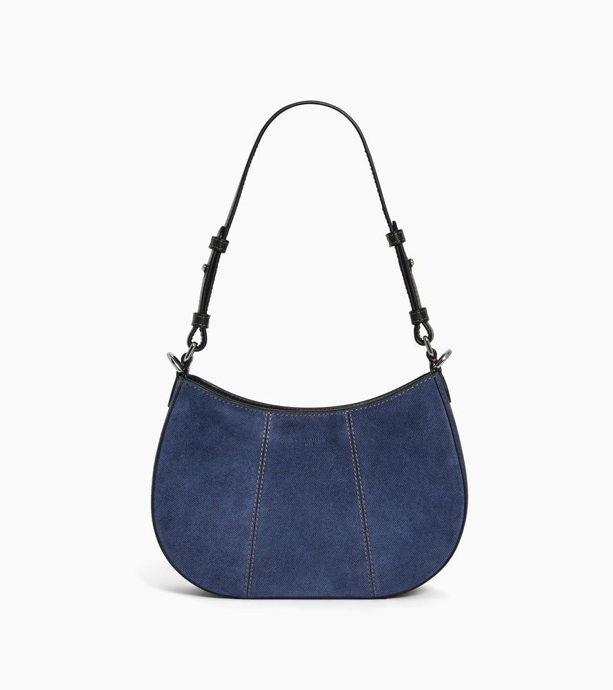 【PORTERNA】Half Moon Buckle Tote Black premium leather half moon tote bag Zelda – PATRICIA