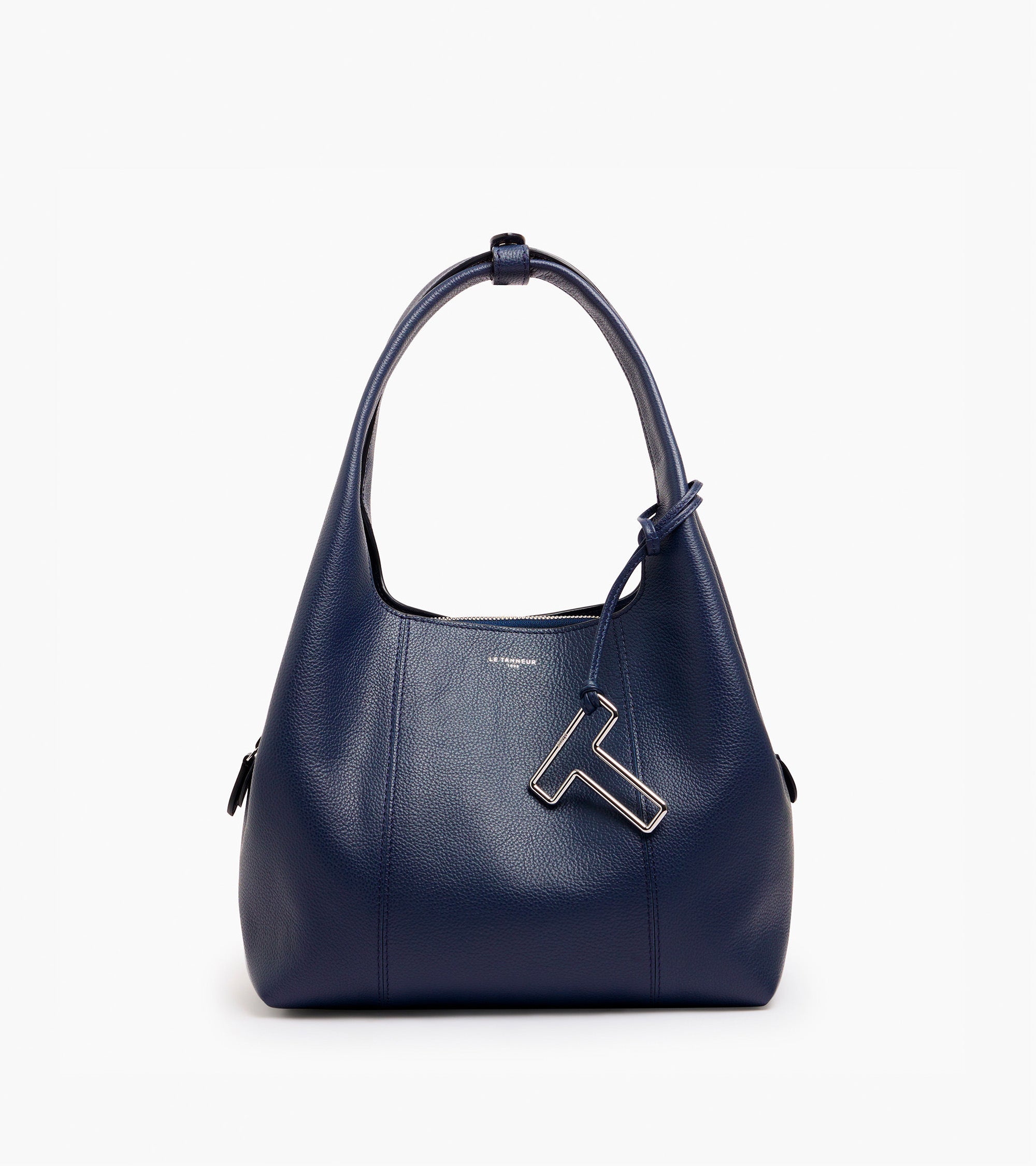 Tanneur Femme Le Tanneur Sac Bleu Sac à Main En Cuir Emilie