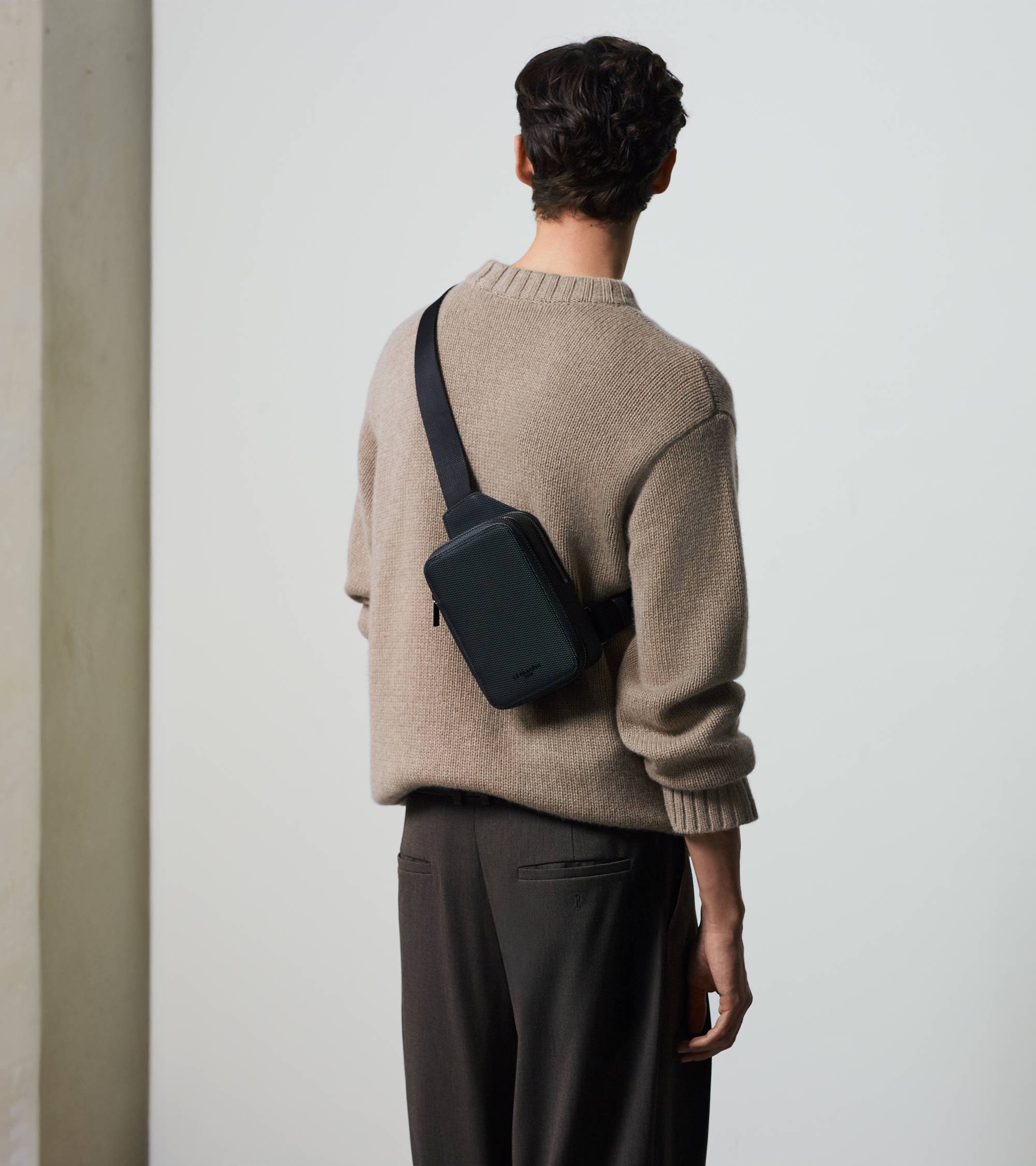 Mochila Emile de cuero granulado