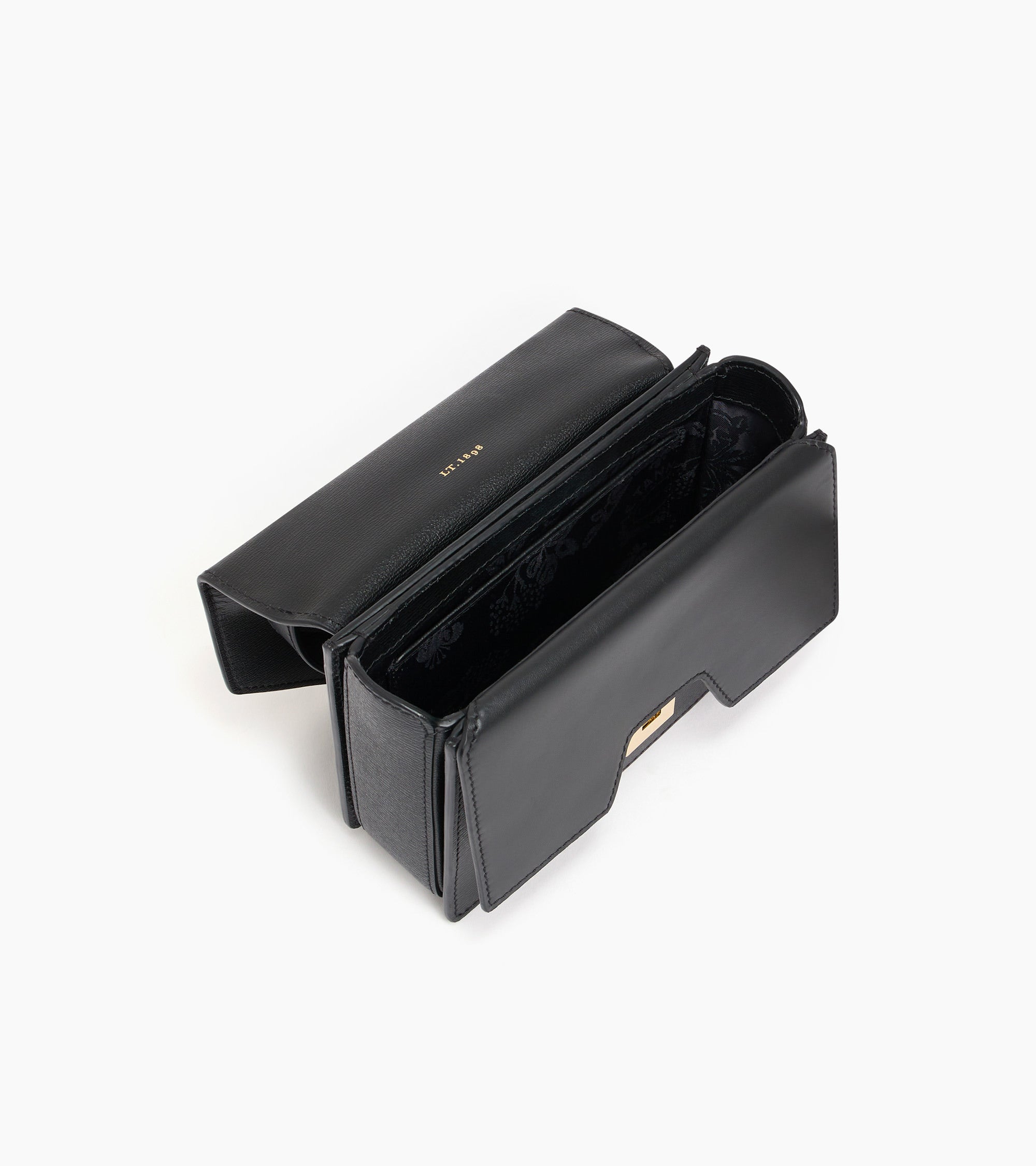 Mini-Umhängetasche Naya aus Leder mit Korknarbung