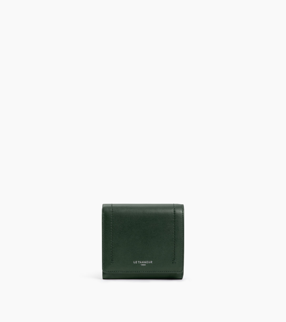 Louison small wallet with flap in smooth leather