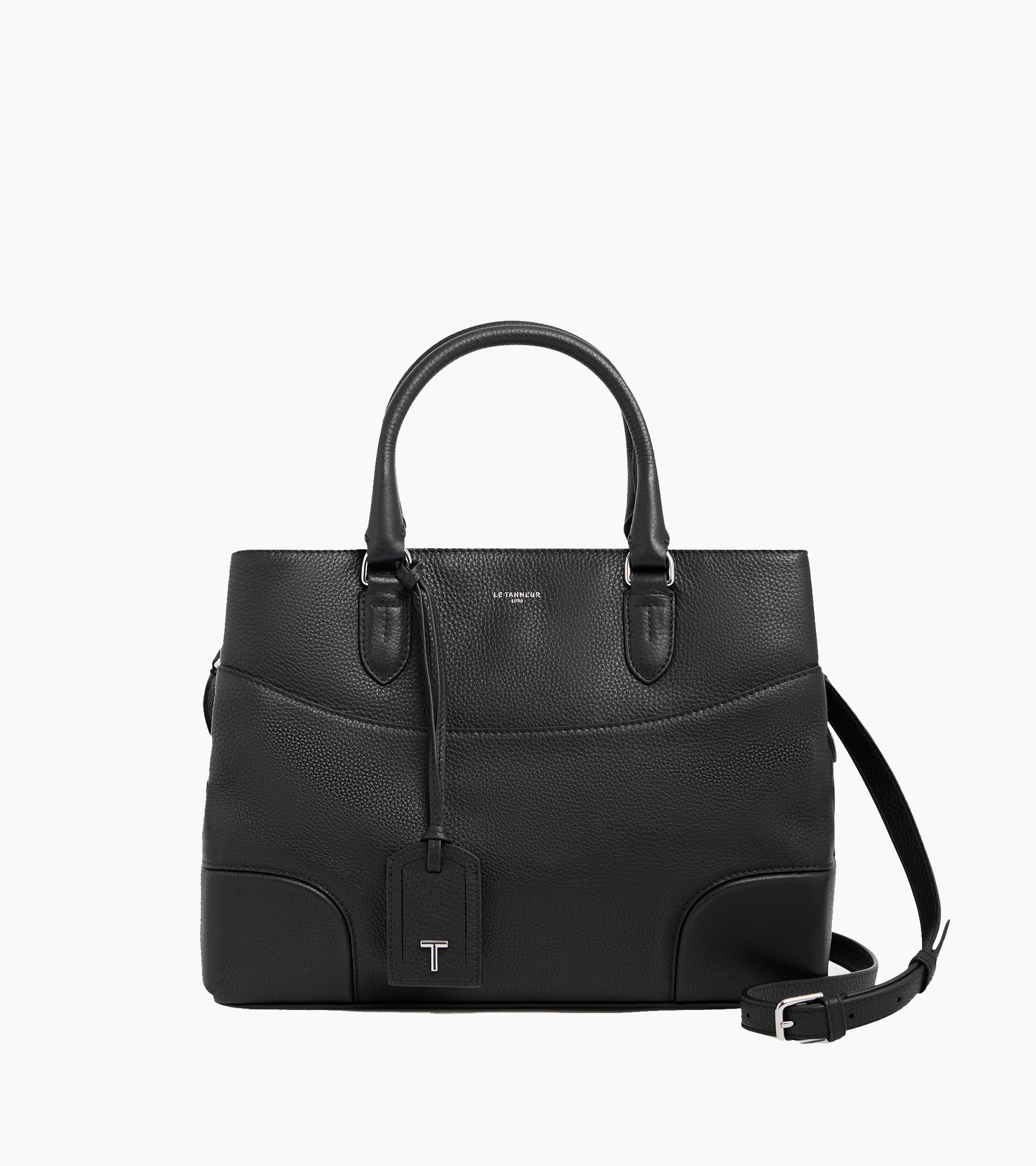 Le Tanneur ROMY グレインレザー ミディアムハンドバッグ Romy large handbag in grained leather