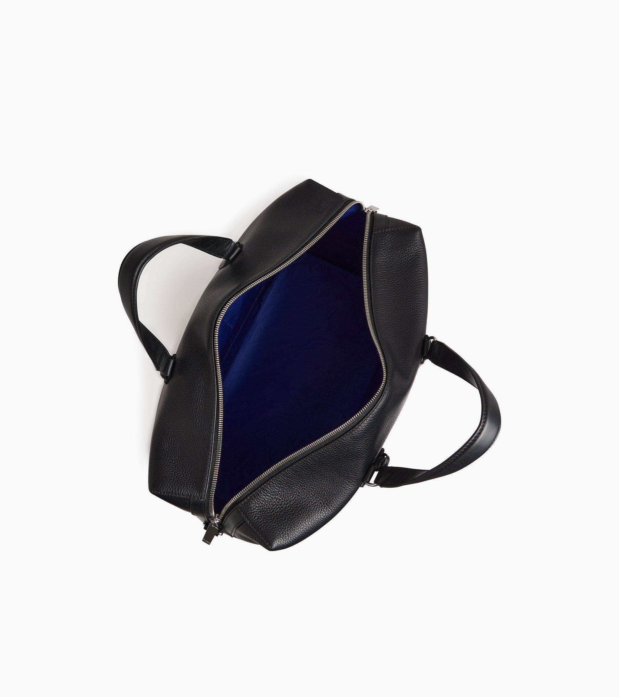 Romy grained and smooth leather 24h travel bag