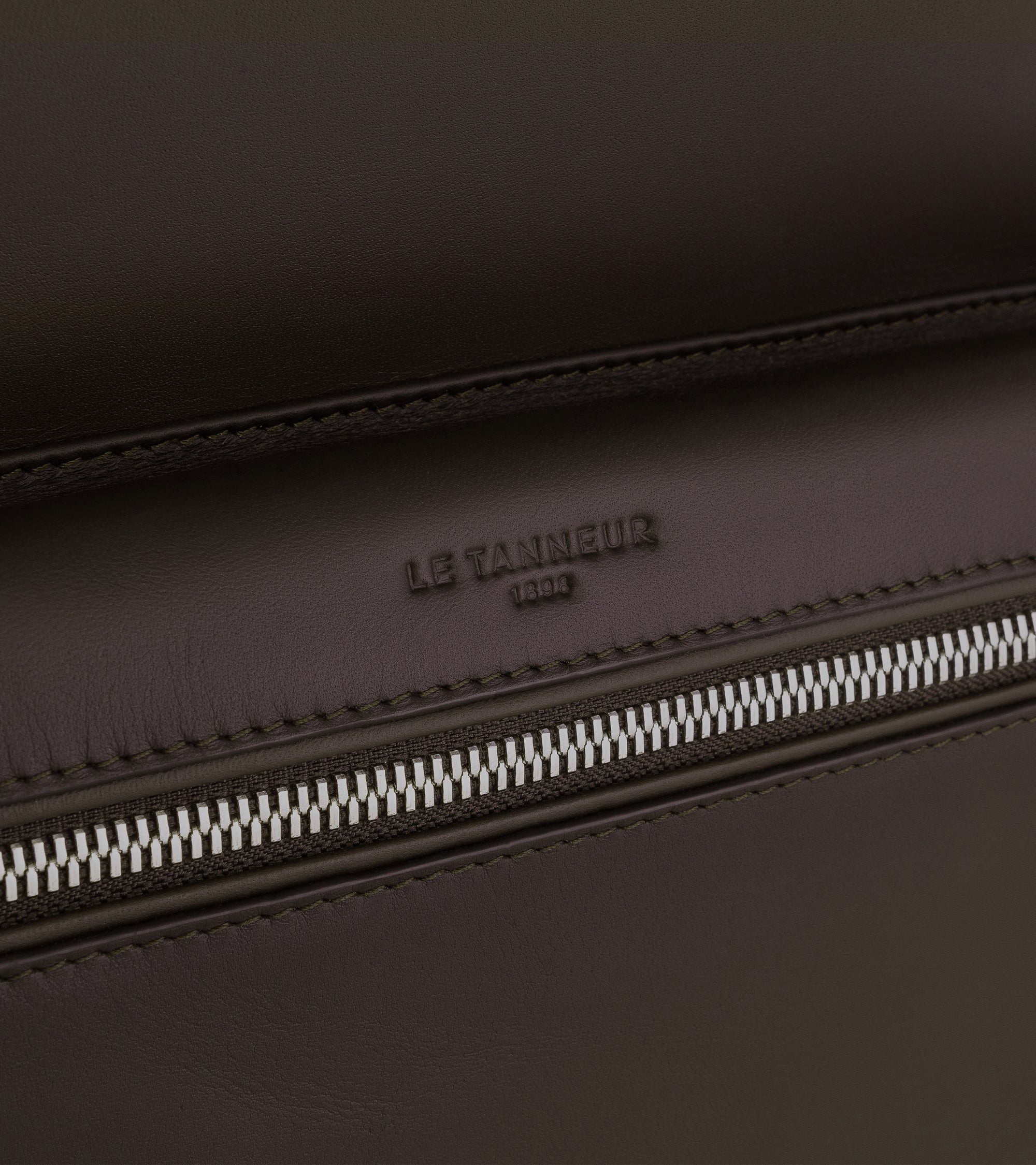Sac à dos zippé Albert en cuir lisse