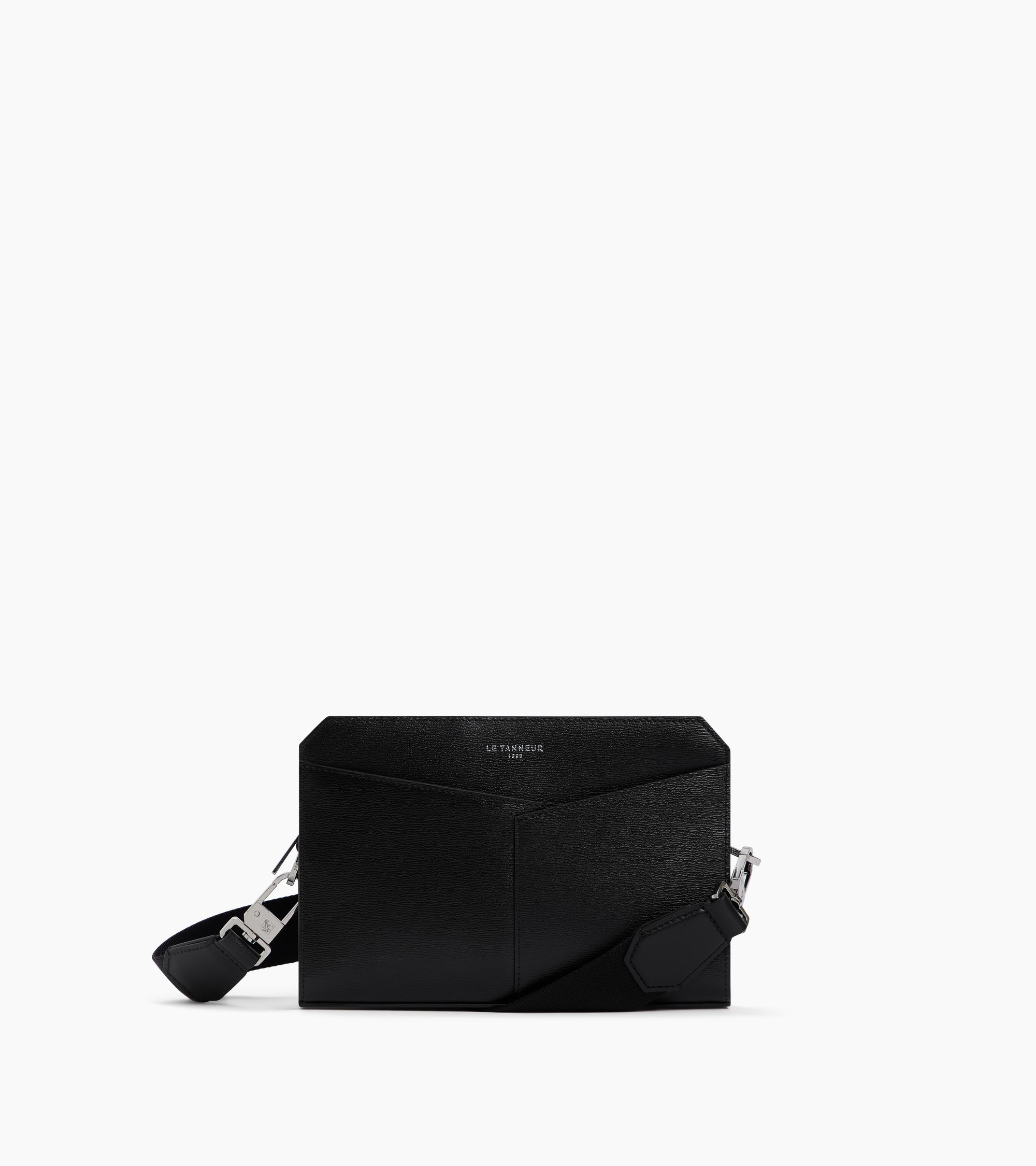 Clutch mit Handschlaufe Anatole aus Kork- und Glattleder