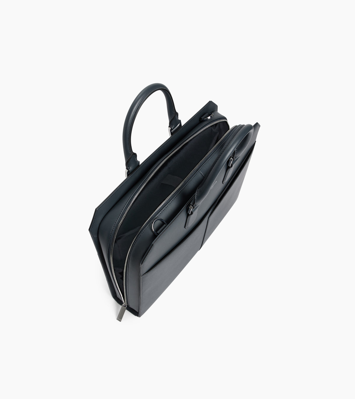 Anatole 15" document case in bonded and smooth leather