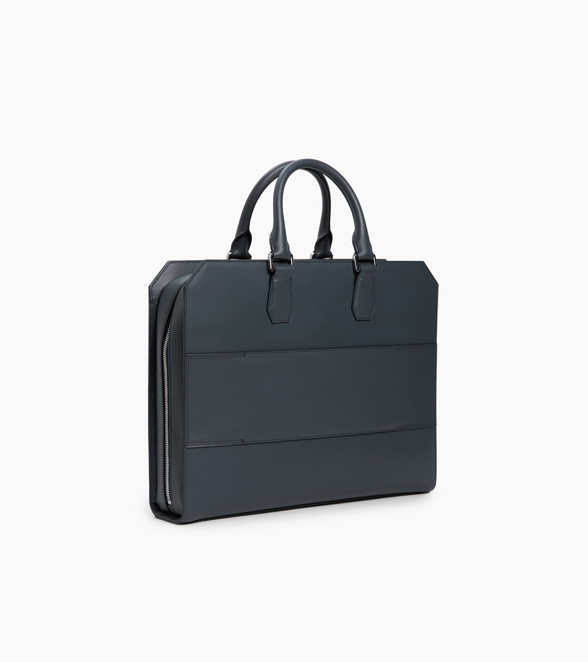 Anatole 15" document case in bonded and smooth leather