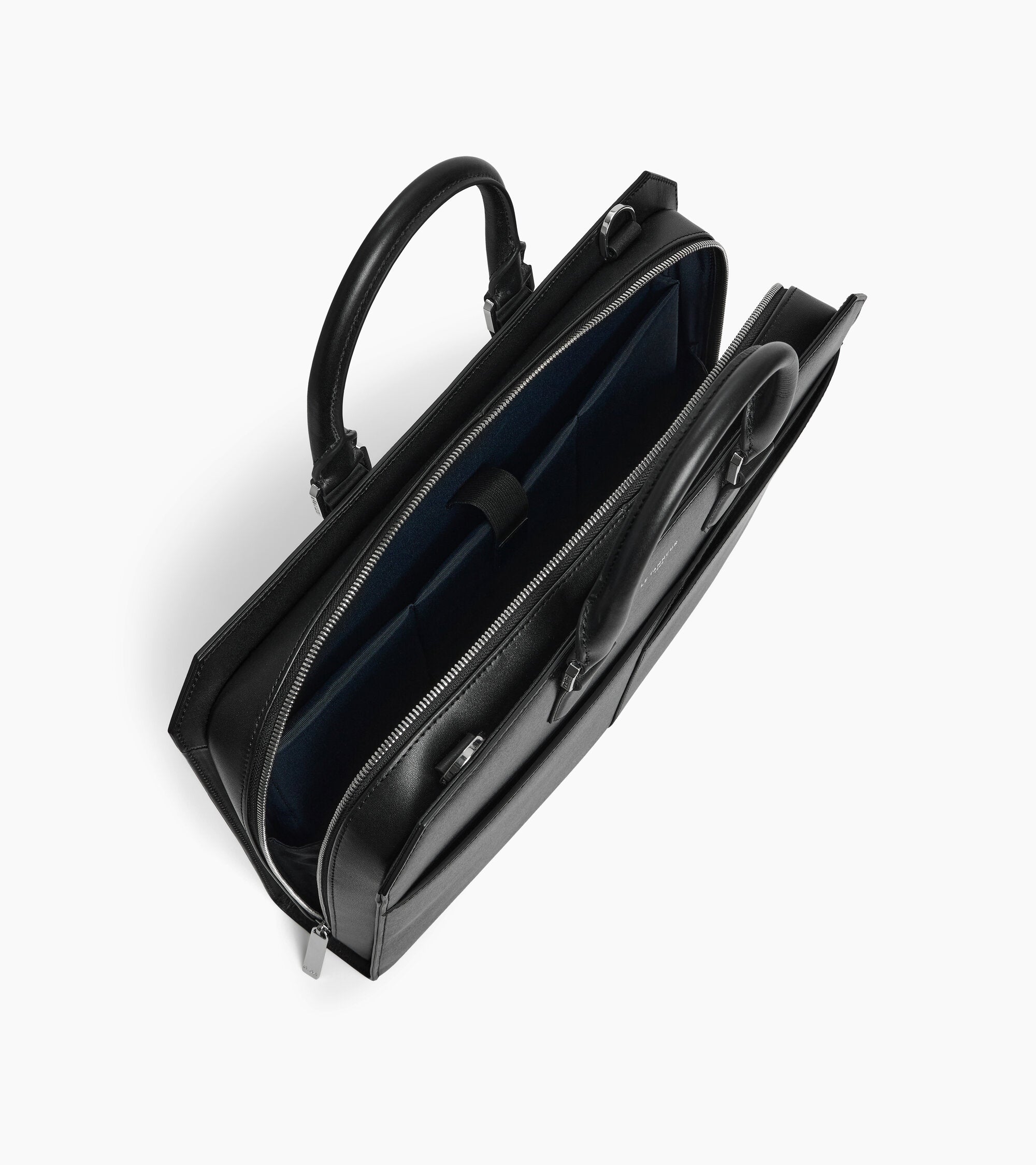 Anatole 15" document case in bonded and smooth leather