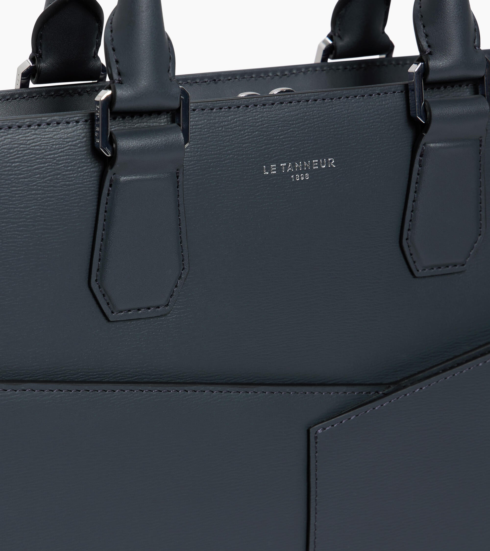 Anatole Slim 15" document case in bonded and smooth leather