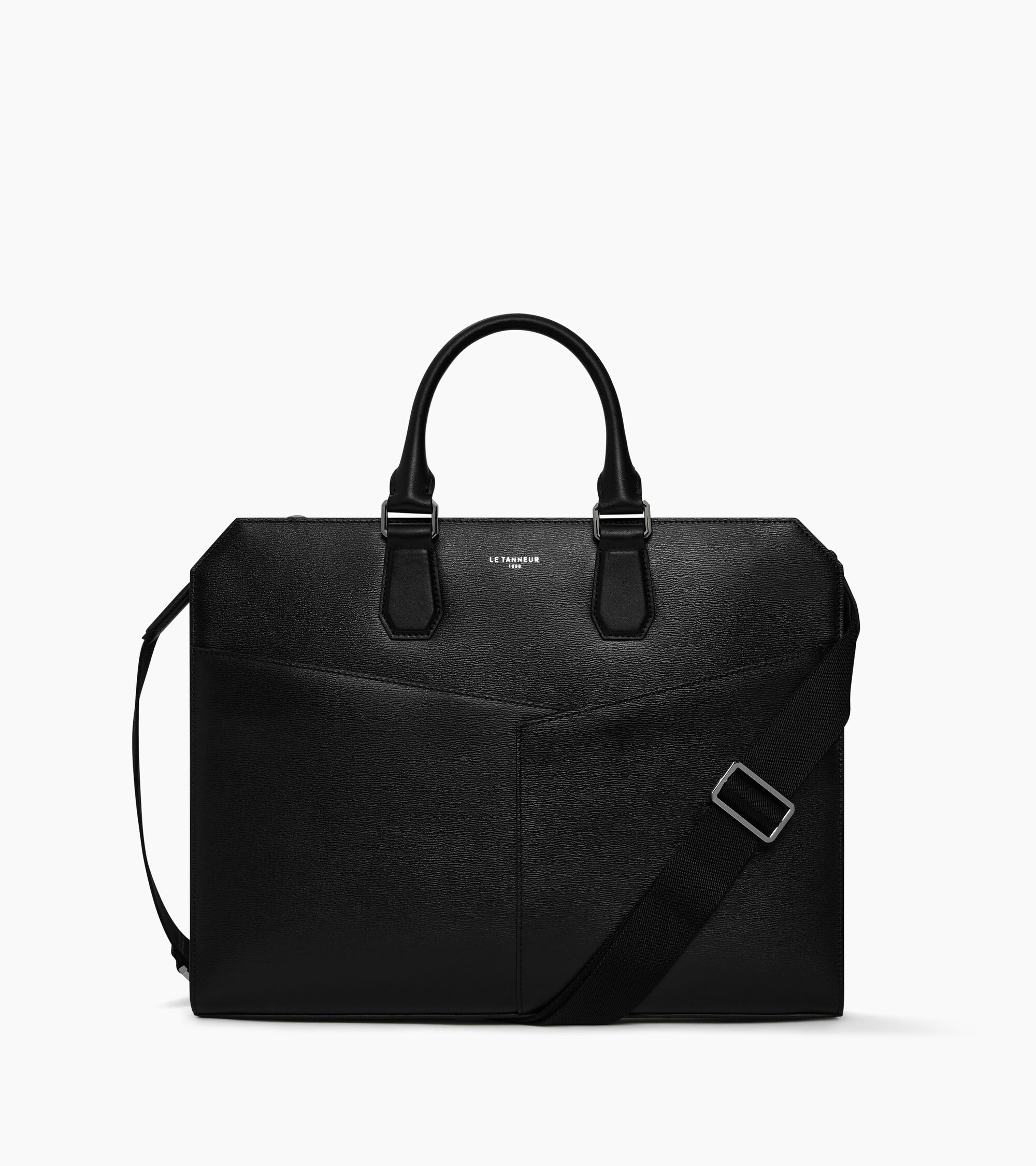 Porte documents slim 15" Anatole en cuir liégé et cuir lisse