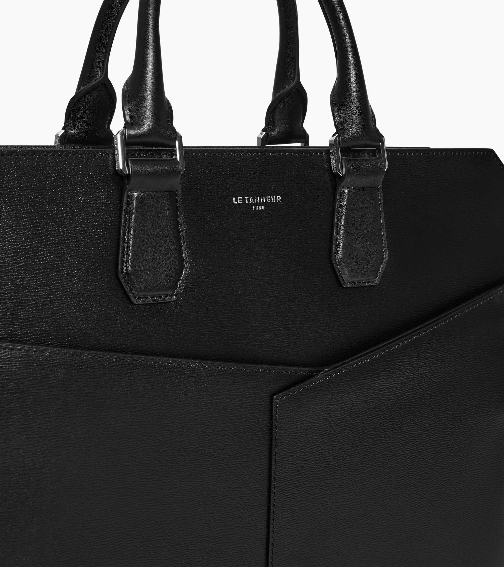 Porte documents slim 15" Anatole en cuir liégé et cuir lisse
