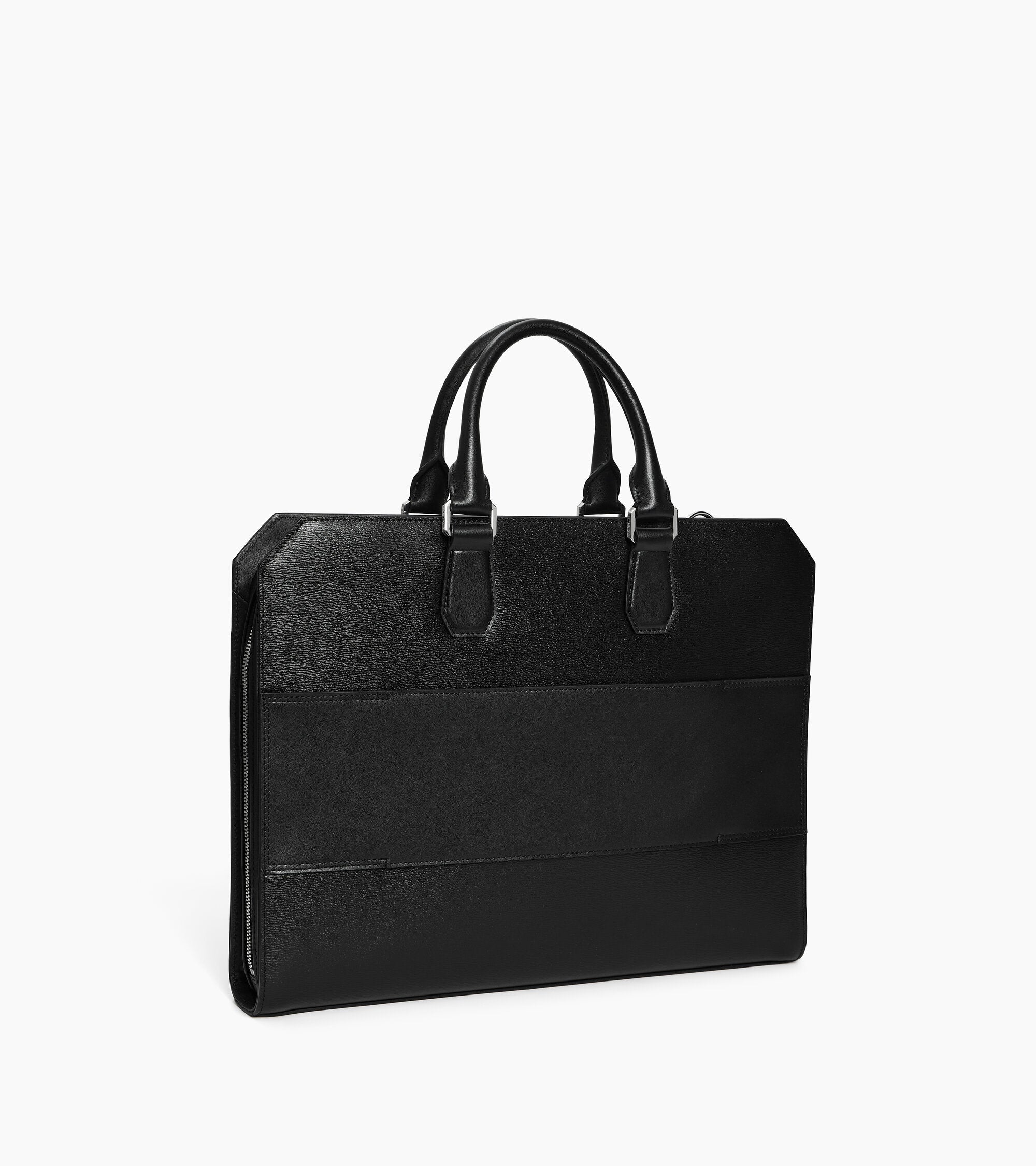 Porte documents slim 15" Anatole en cuir liégé et cuir lisse