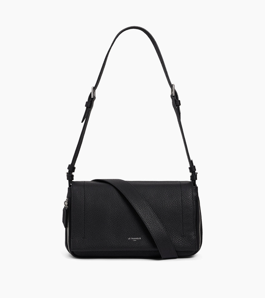 Aurore small shoulder bag in grained leather