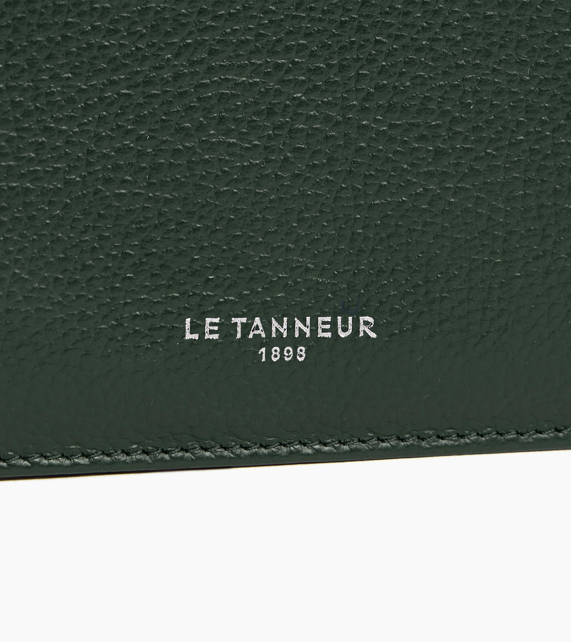 Albertine zipped grained leather card holder