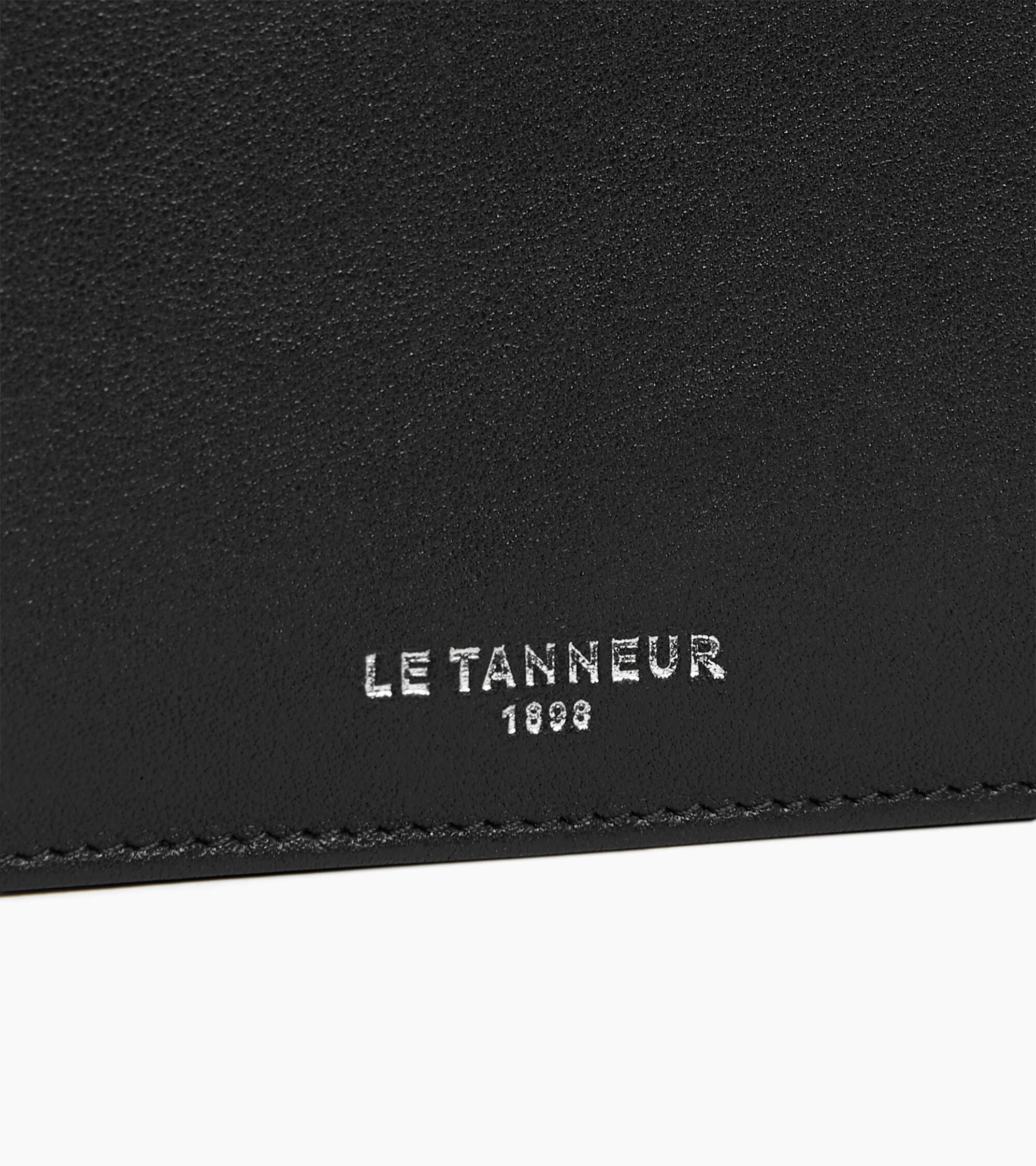 Albertine zipped card holder in smooth leather
