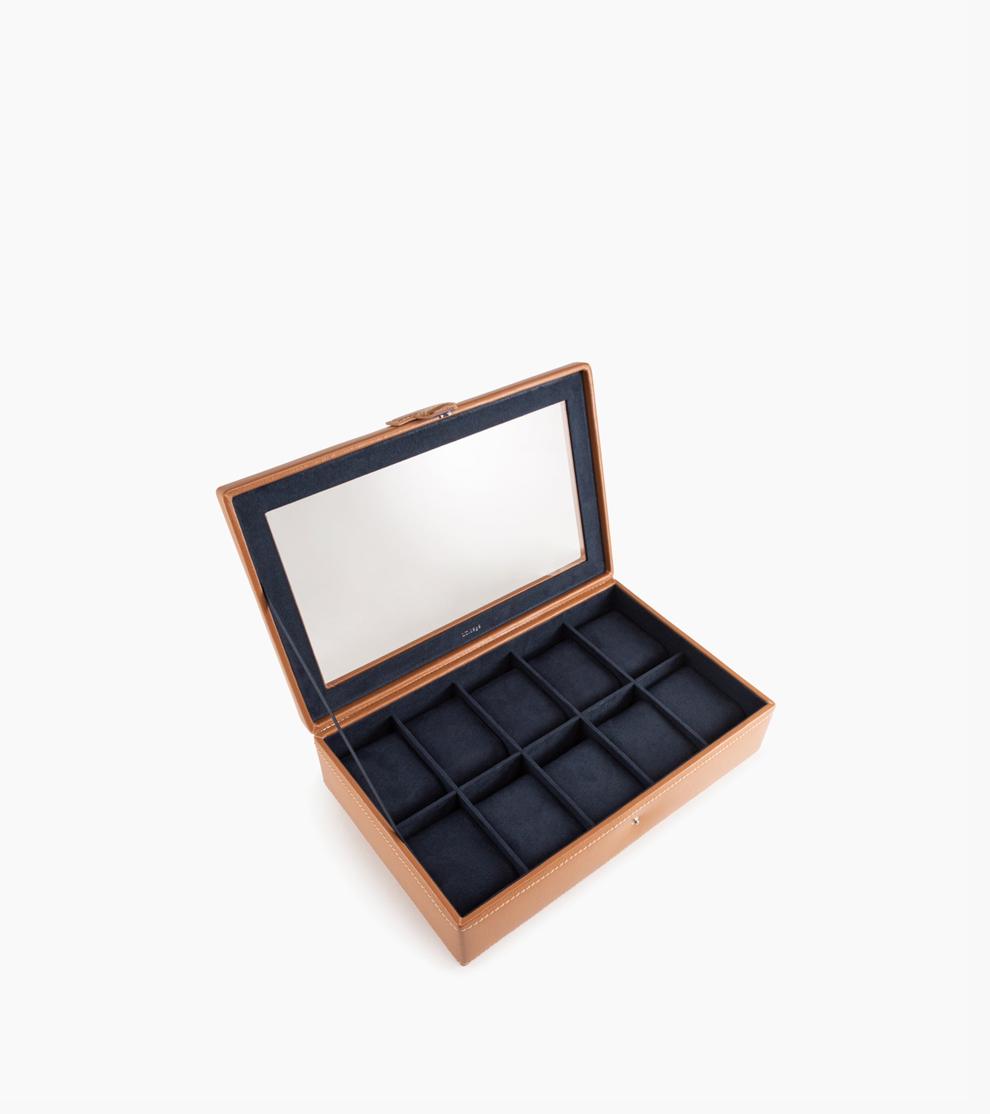 Schatulle aus Leder für 10 Uhren