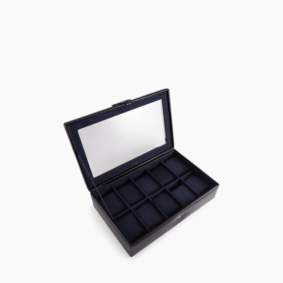Écrin Premium London Pour 10 Montres - Cuir Noir, Marque Friedrich 23 - Neuf Avec étiquettes