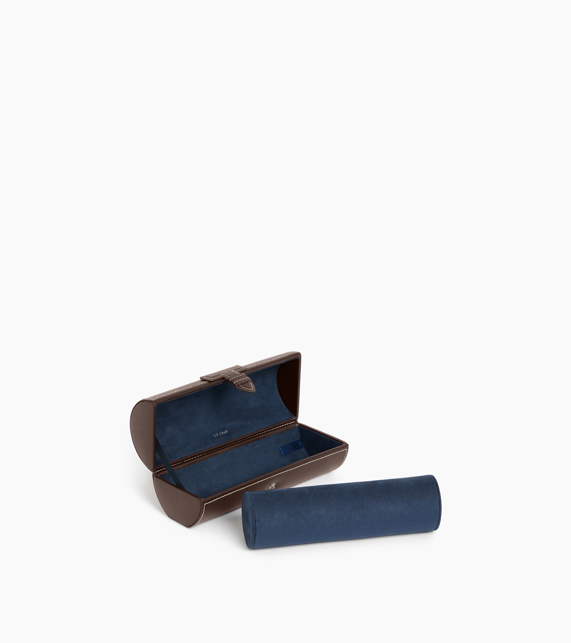 Estuche para 3 relojes en cuero