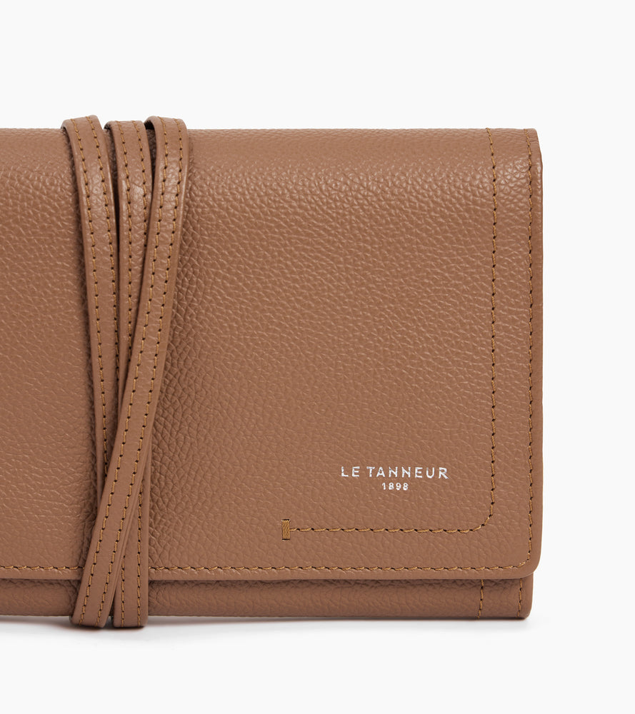 Travel jewellery box in leather