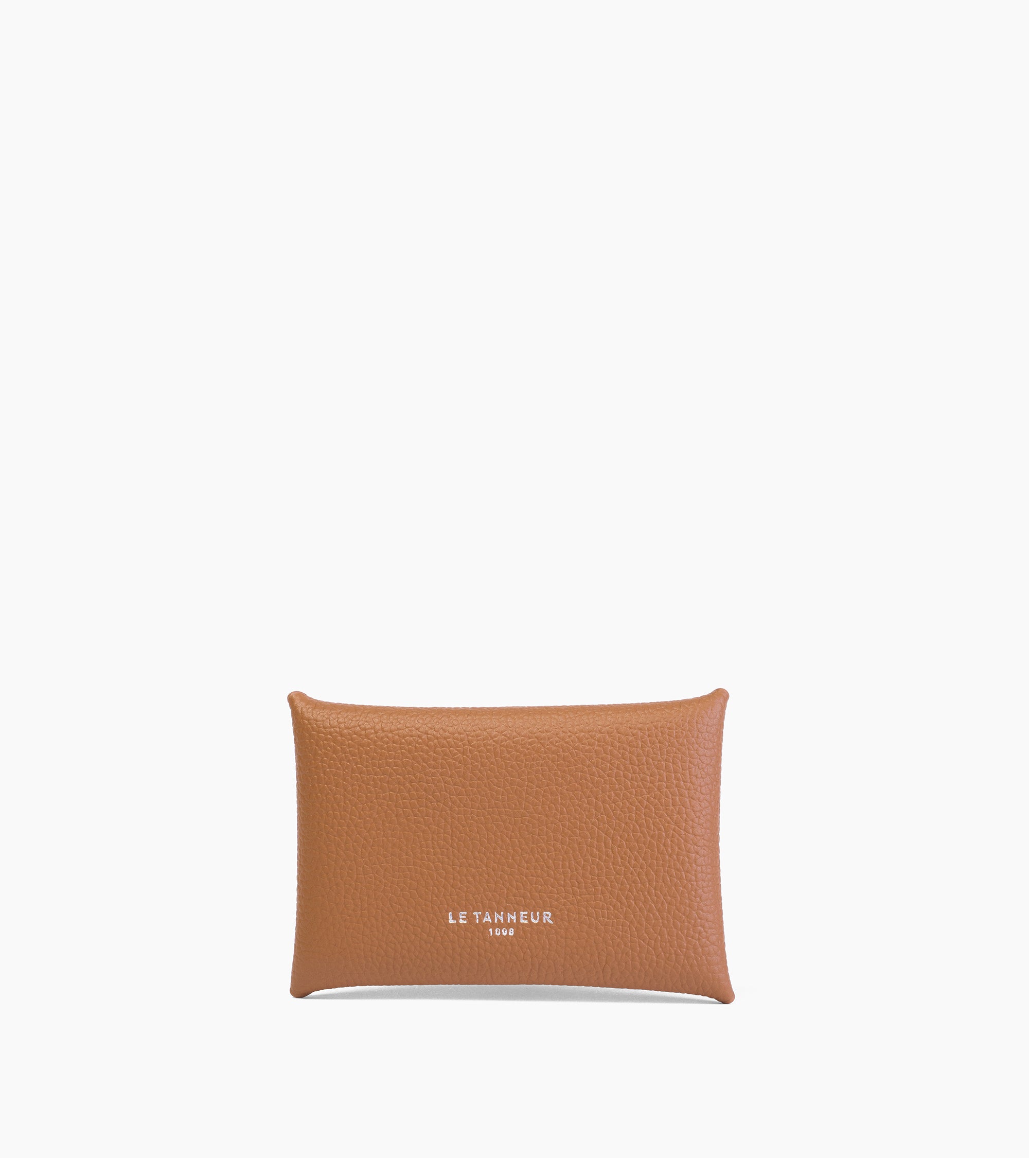 Envelope pouch in grained leather
