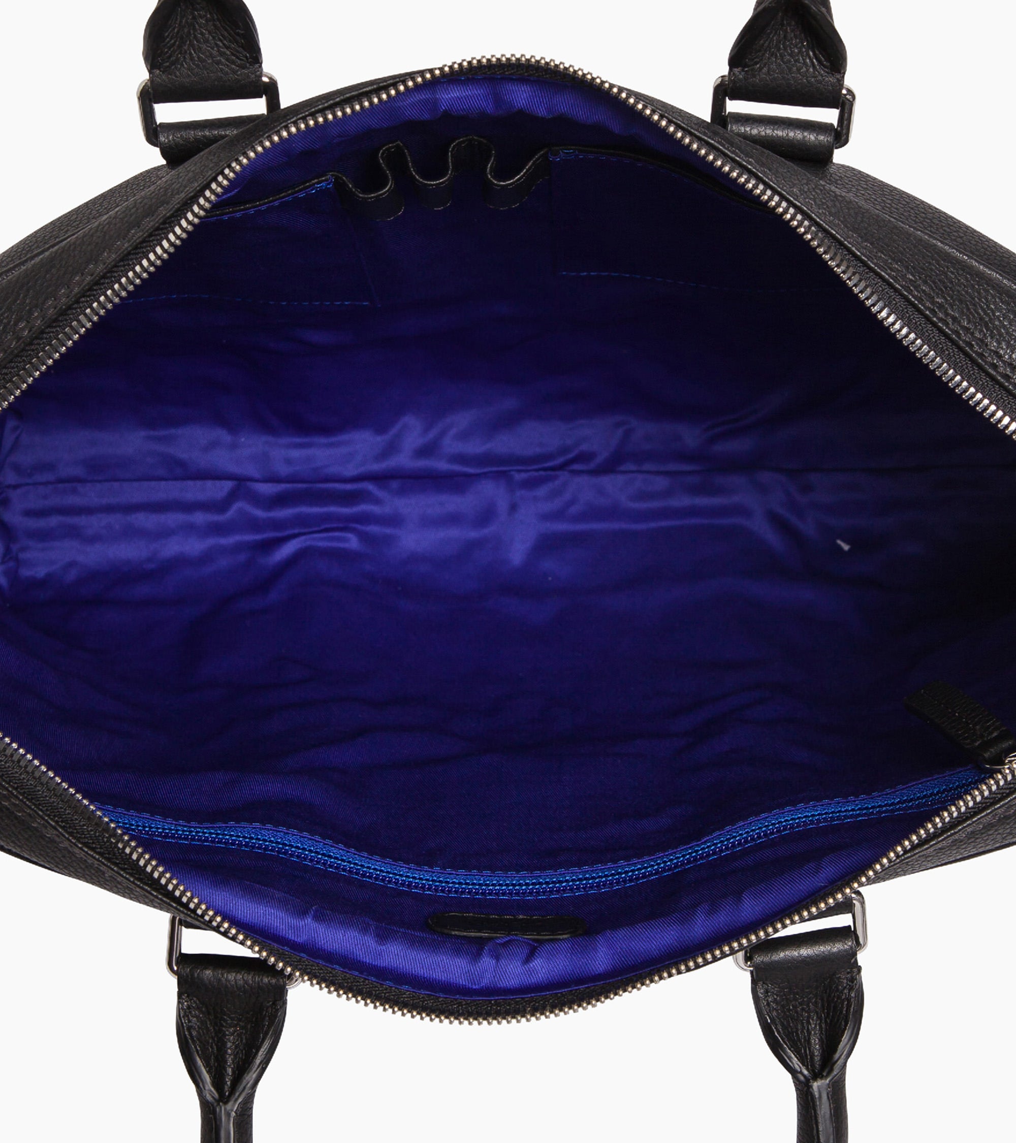 Charles 17" briefcase in grained leather small size