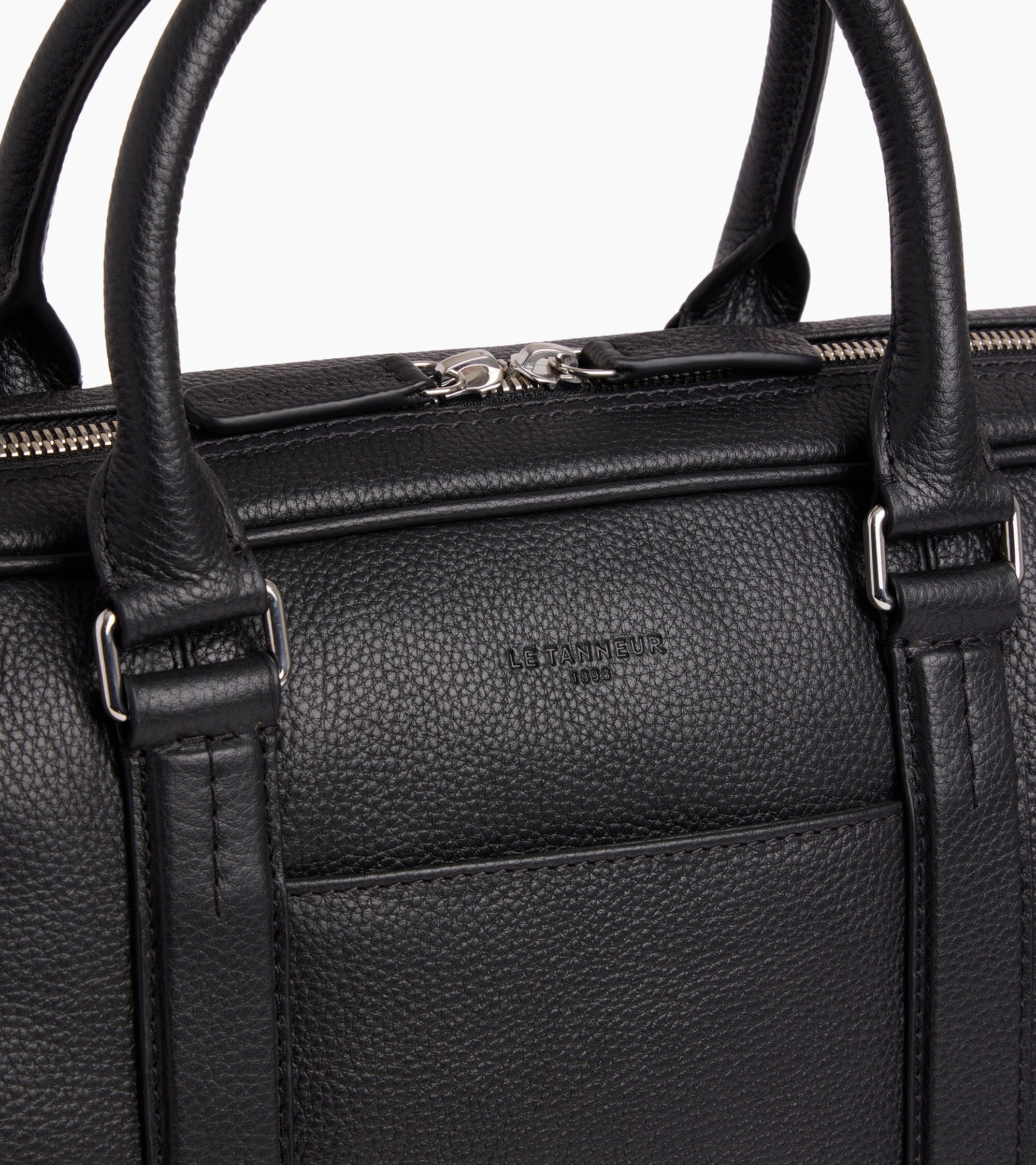 Porte documents 17" Charles en cuir grainé très grand modèle