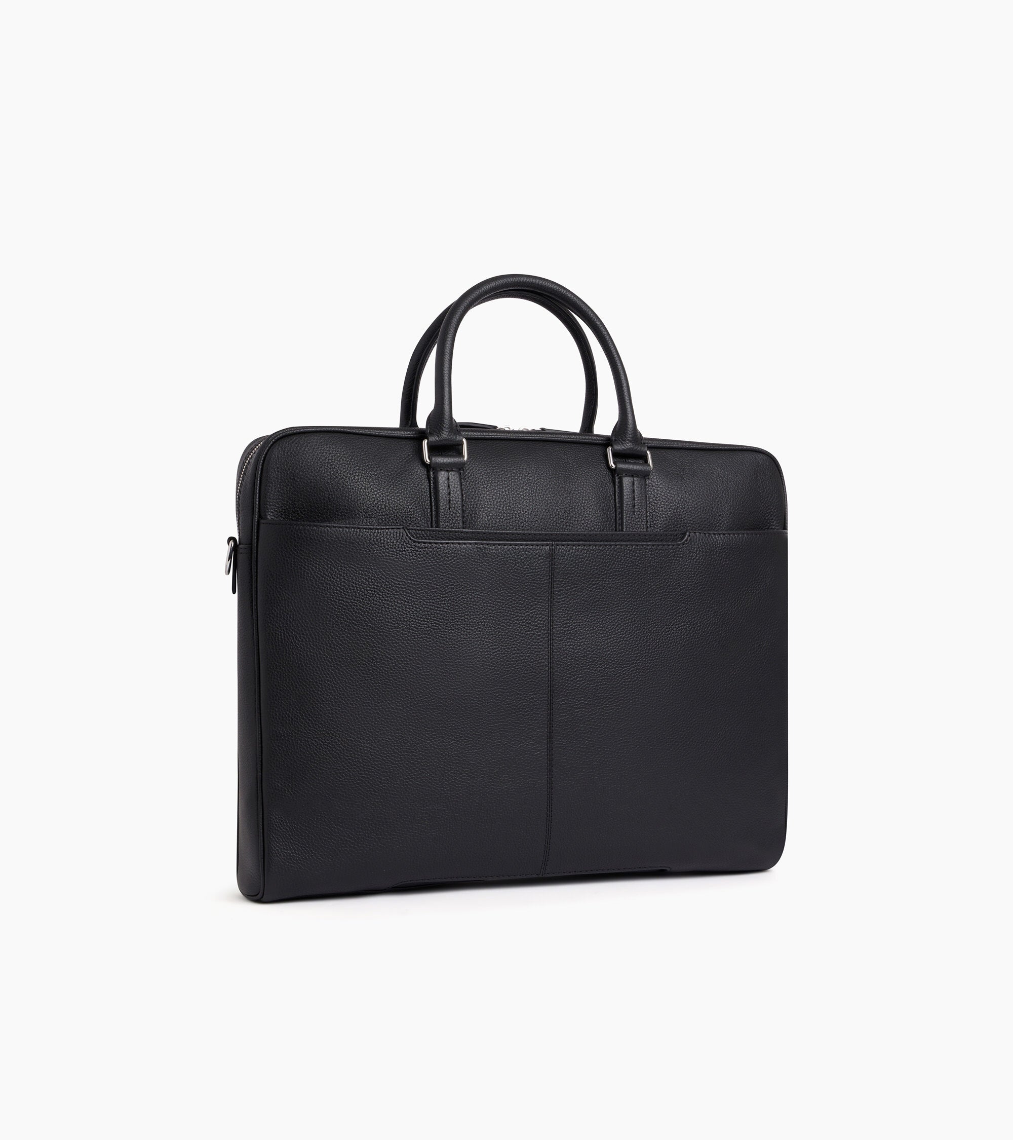 Porte documents 17" Charles en cuir grainé très grand modèle