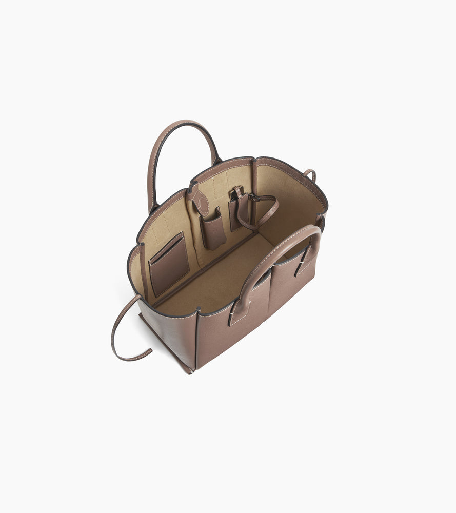 Elena small handbag in grained leather