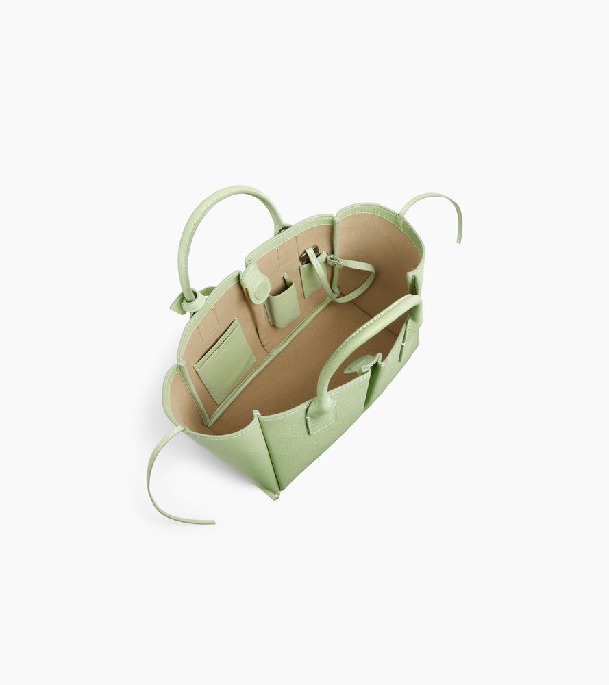 Elena small handbag in grained leather