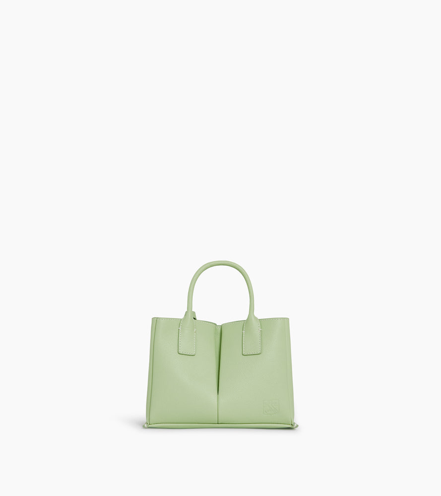 Elena small handbag in grained leather