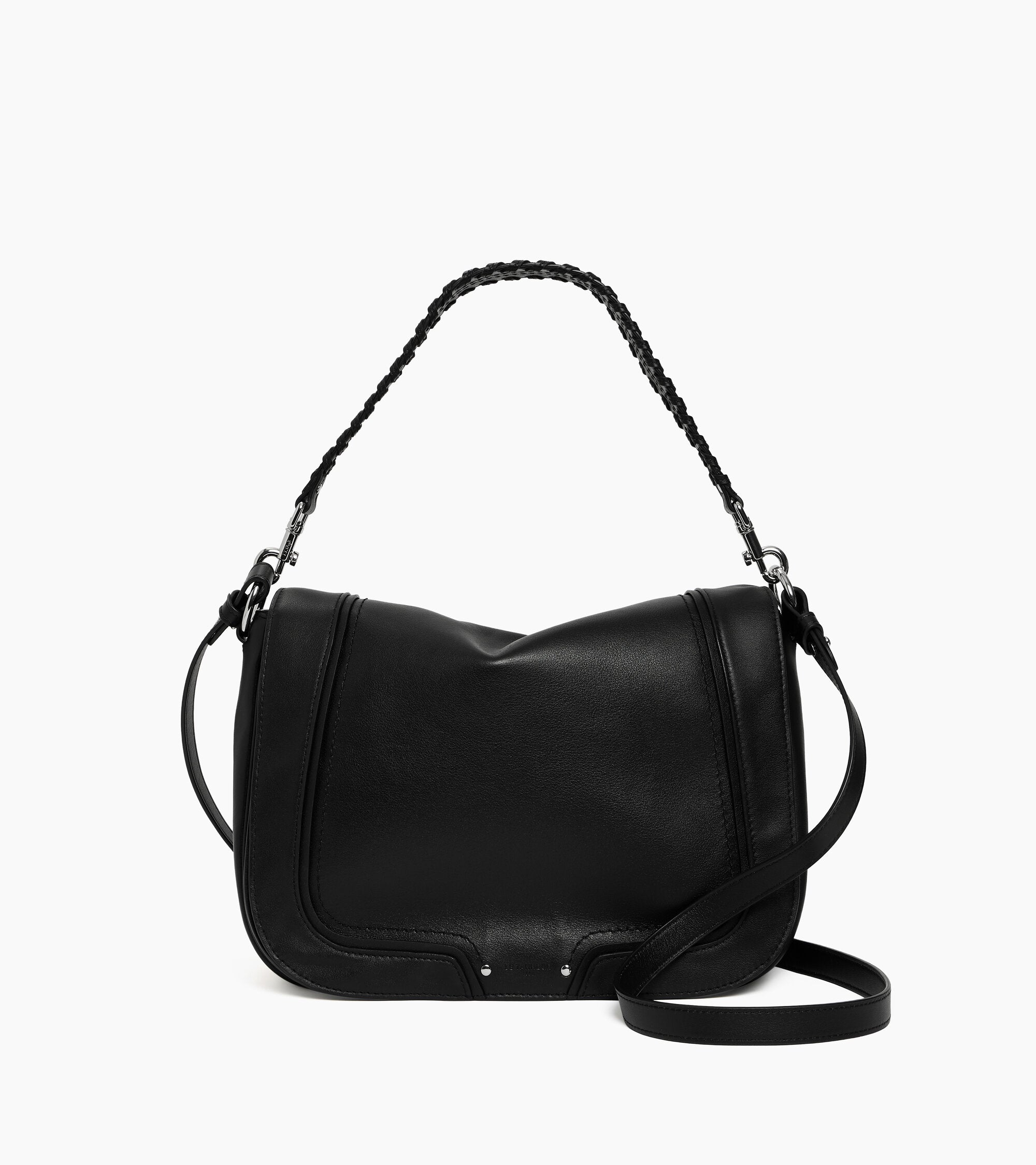 Héloïse large crossbody bag in smooth leather