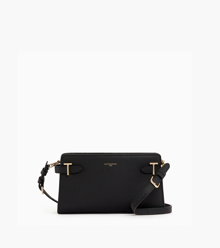【LE TANNURE】新作 Emilie★シグネチャーTレザーミディアム Emilie medium-sized handbag in grained leather