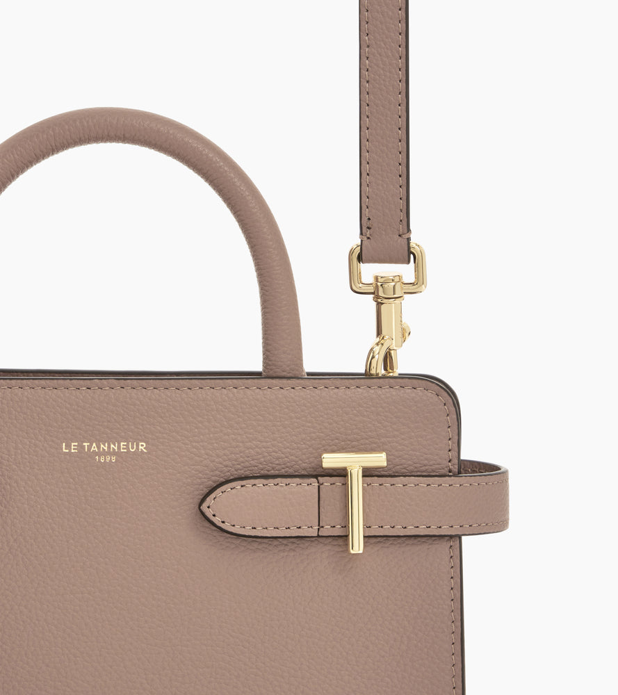 Emilie small handbag in grained leather