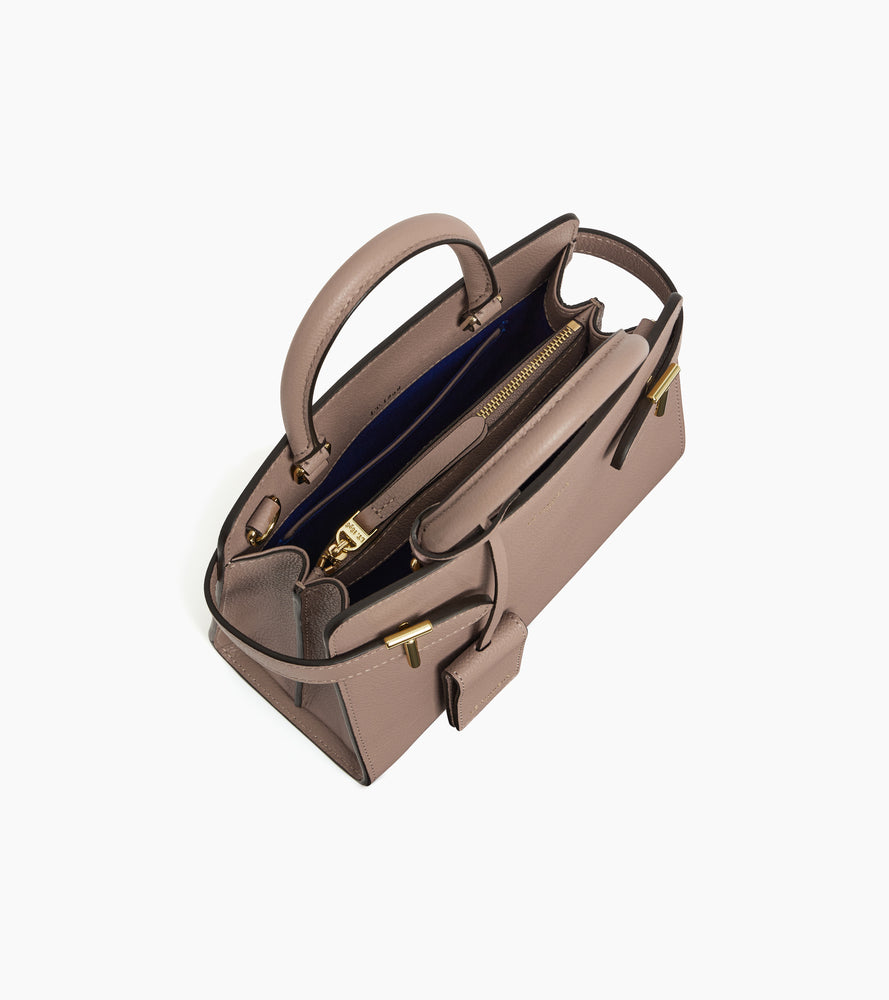 Emilie small handbag in grained leather