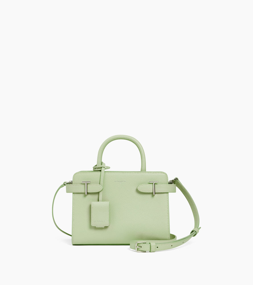 Emilie small handbag in grained leather