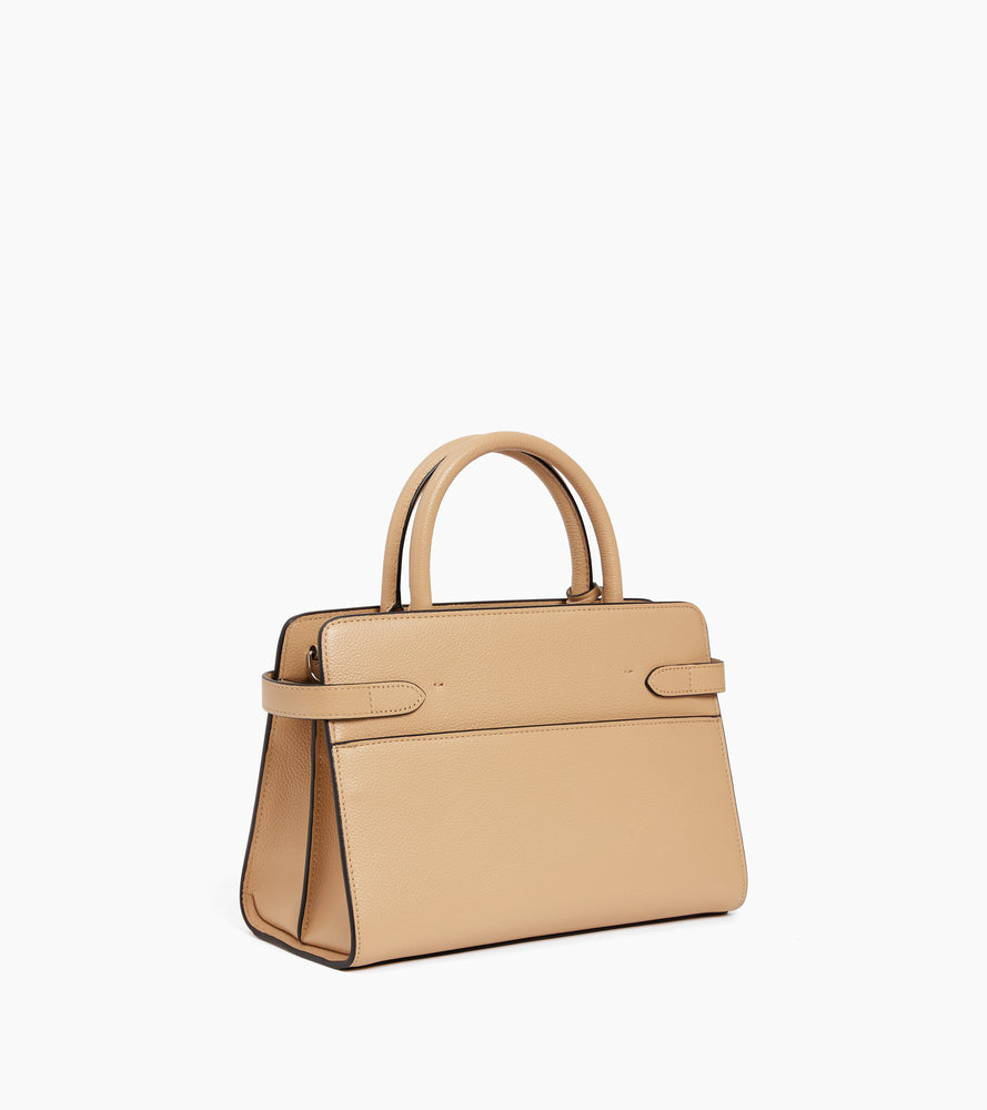 Emilie medium-sized handbag in grained leather