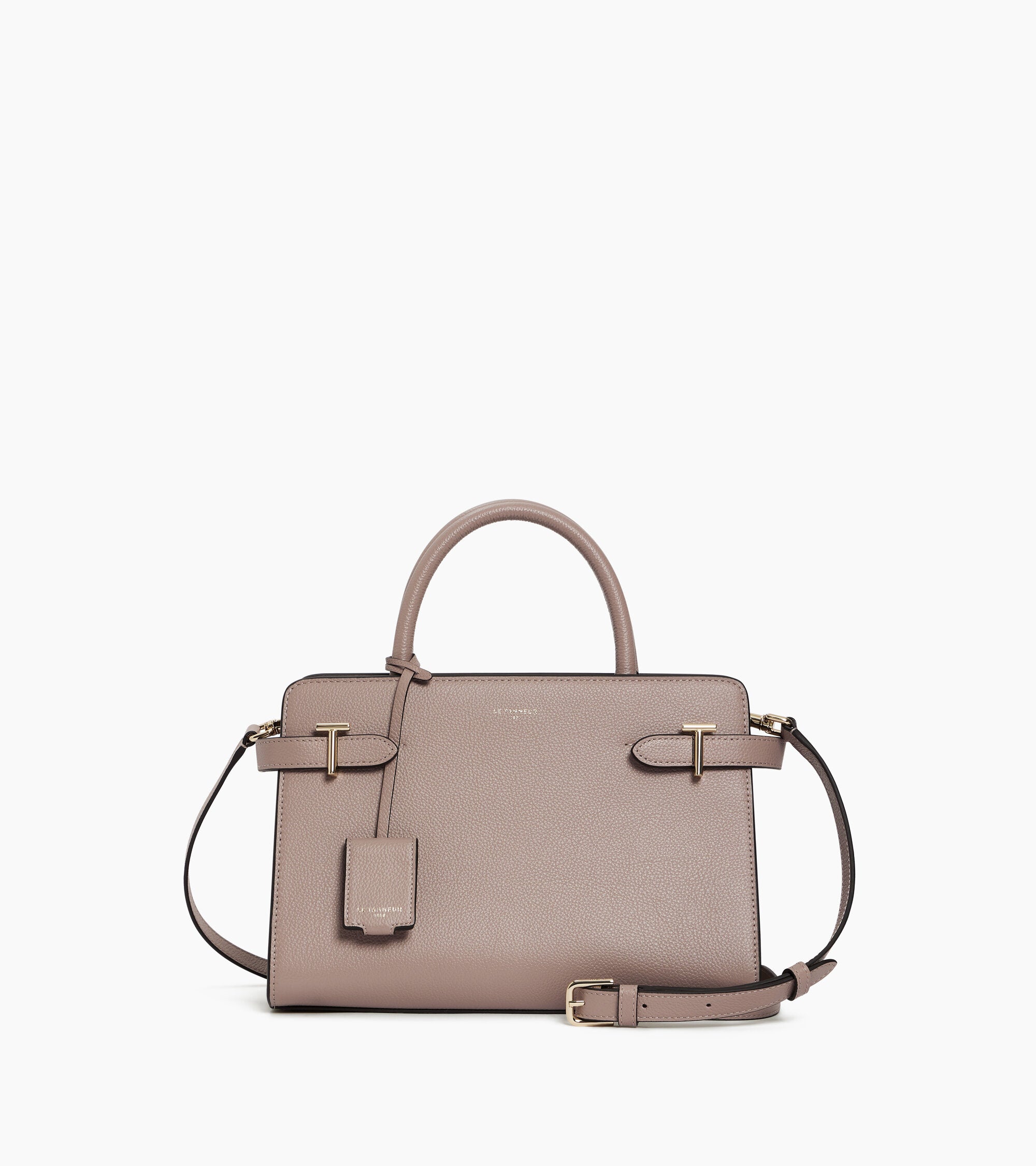 Emilie medium-sized handbag in grained leather