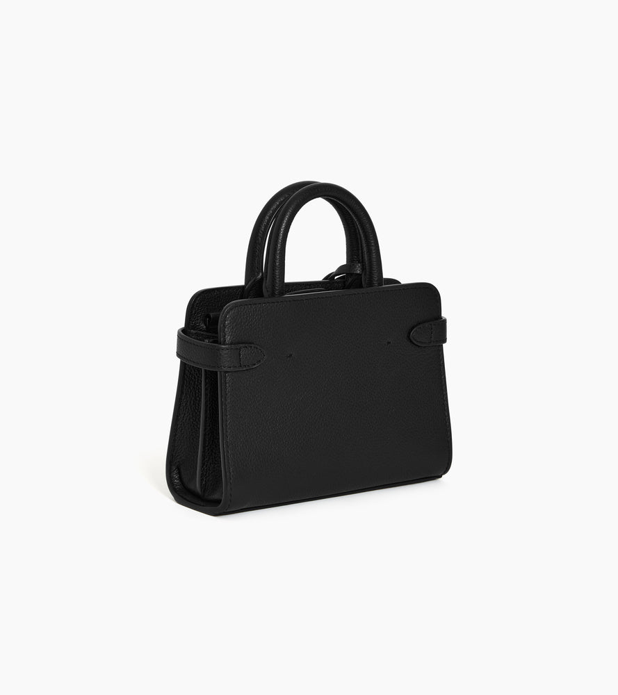 Emilie mini handbag in grained leather