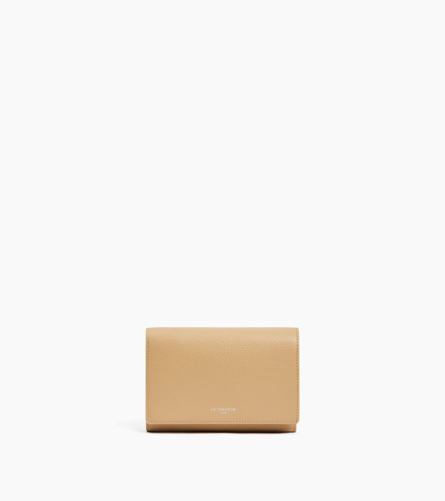 Emilie wallet in grained leather