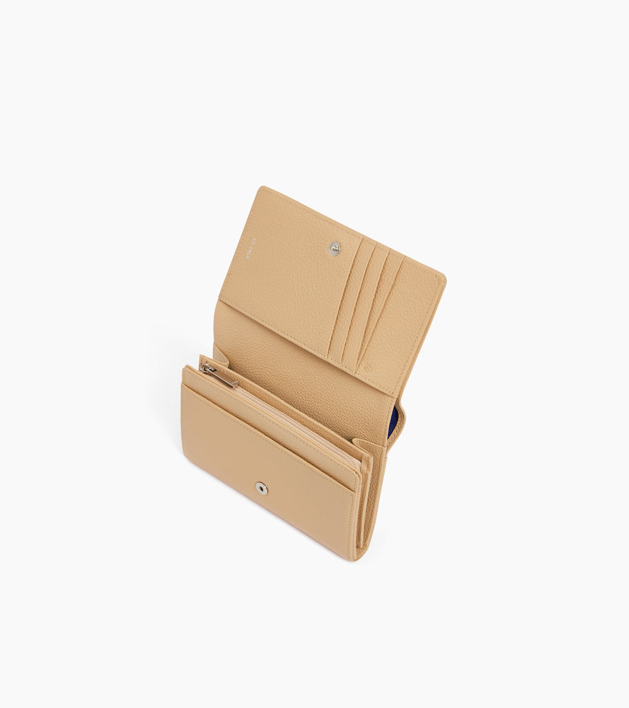 Cartera Emilie de piel texturizada