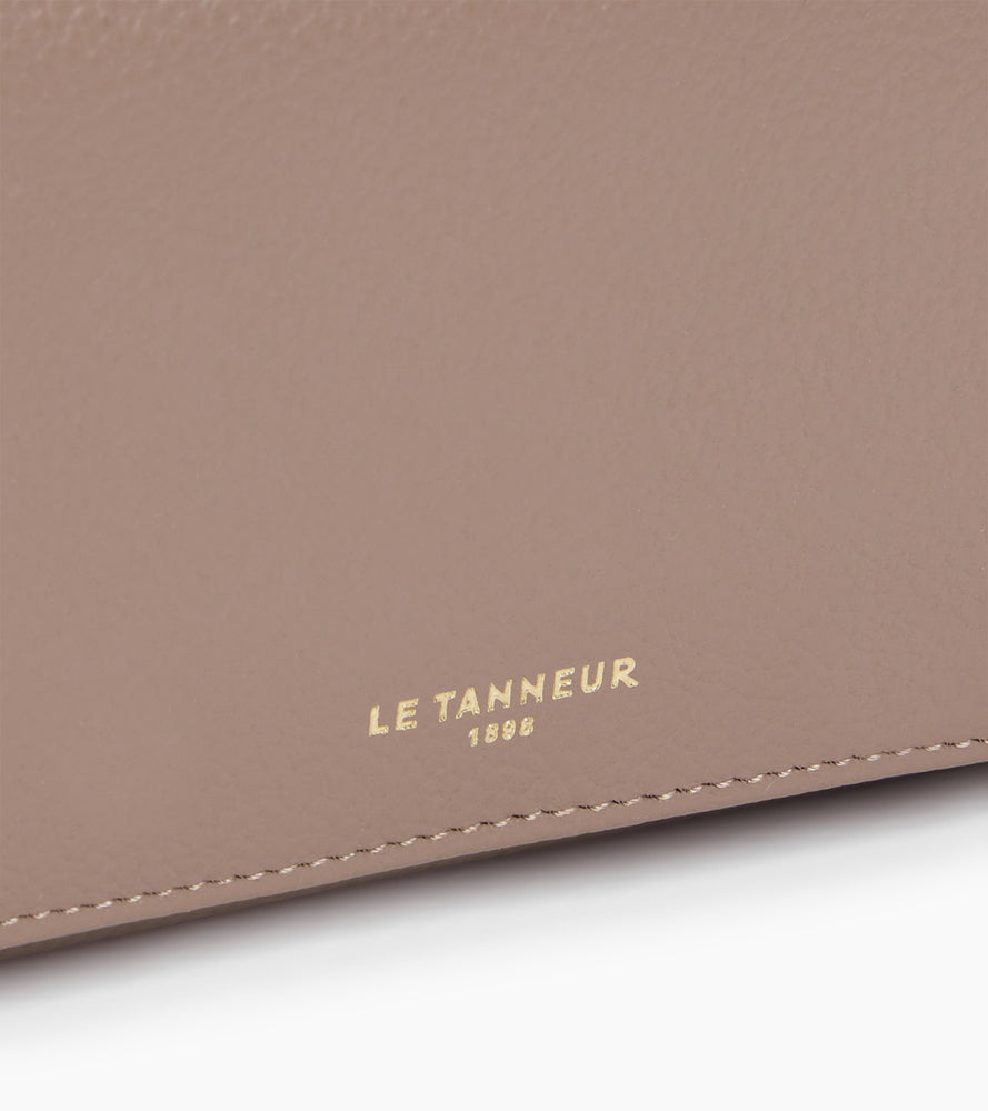 Emilie wallet in grained leather