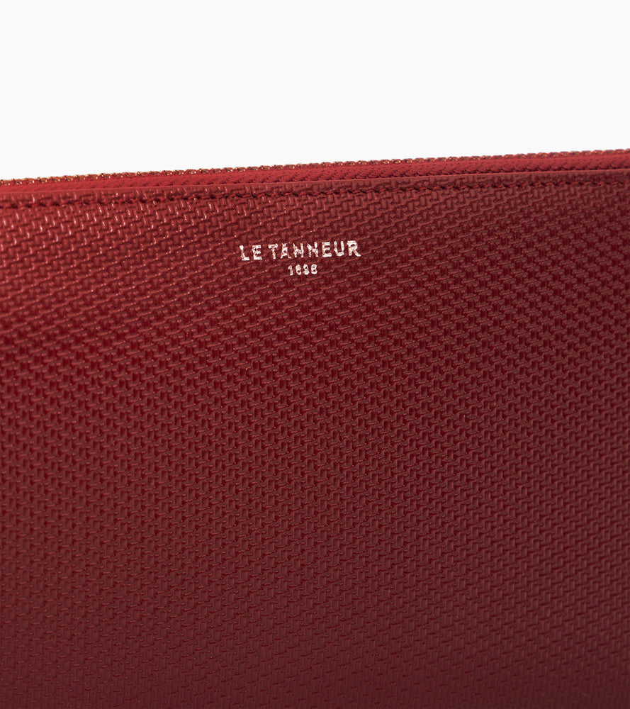 Emilie zipped travel companion in signature T leather