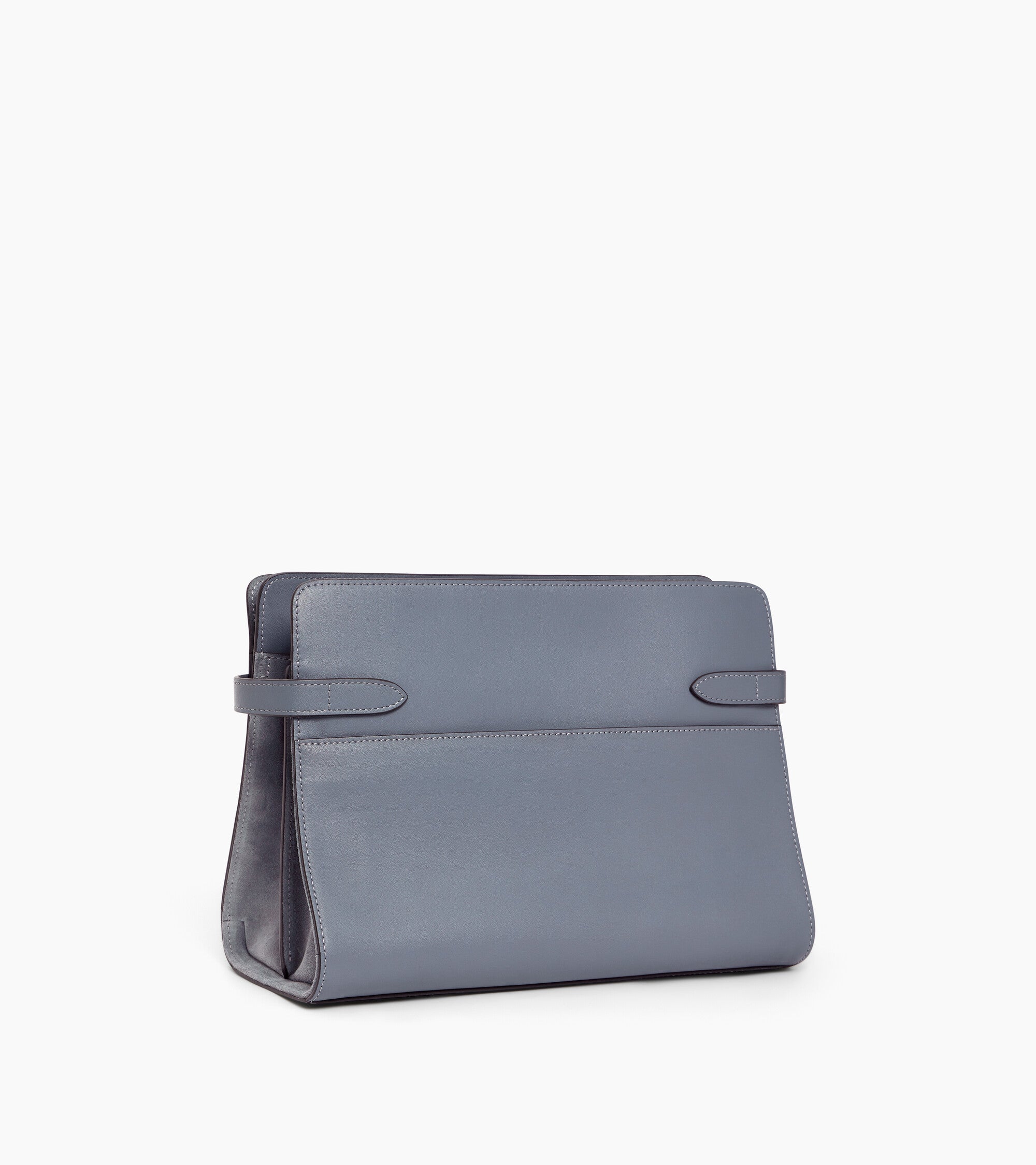 Große Handtasche Emie aus Glatt- und Nubukleder